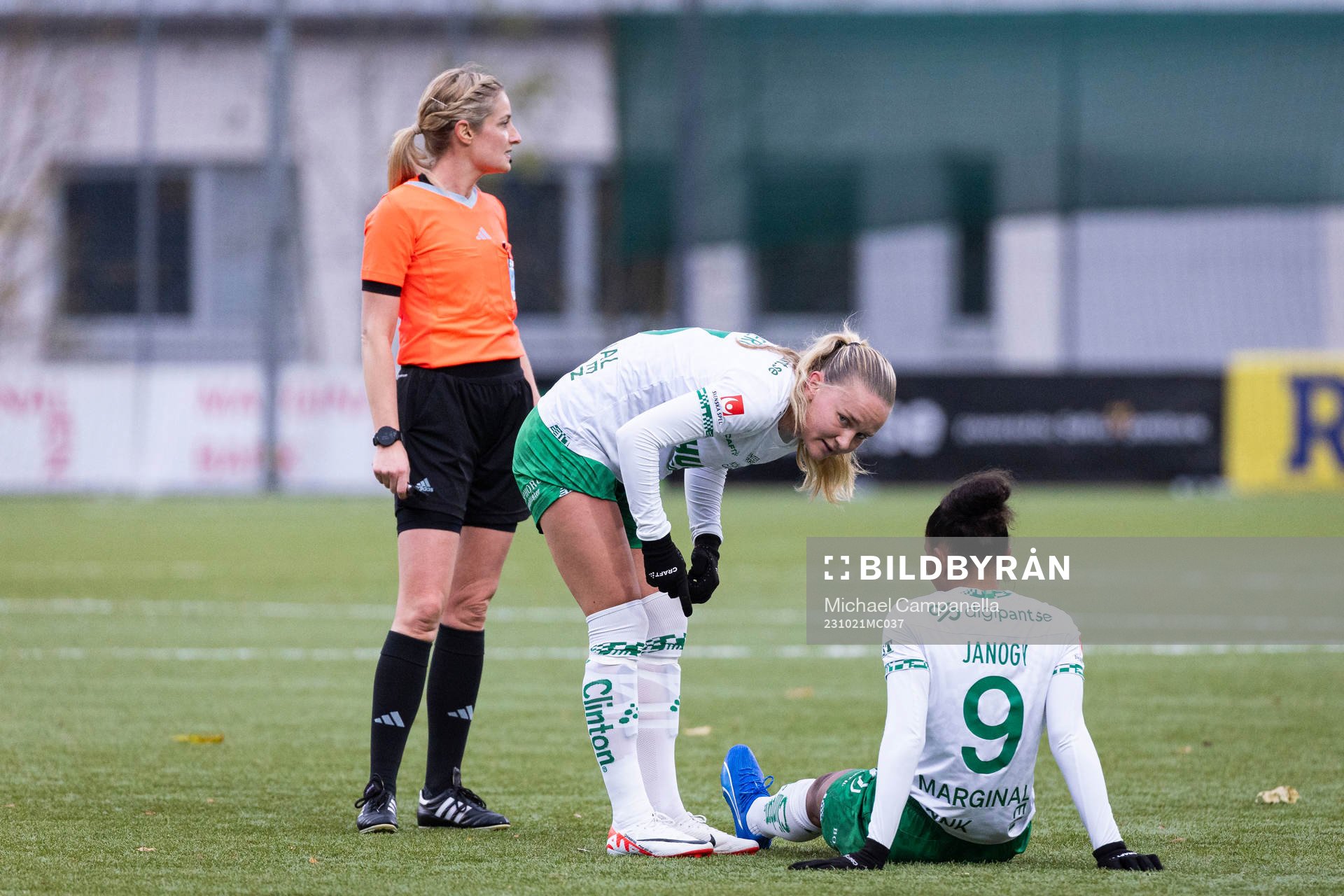Hammarbys Madelen Janogy skadat