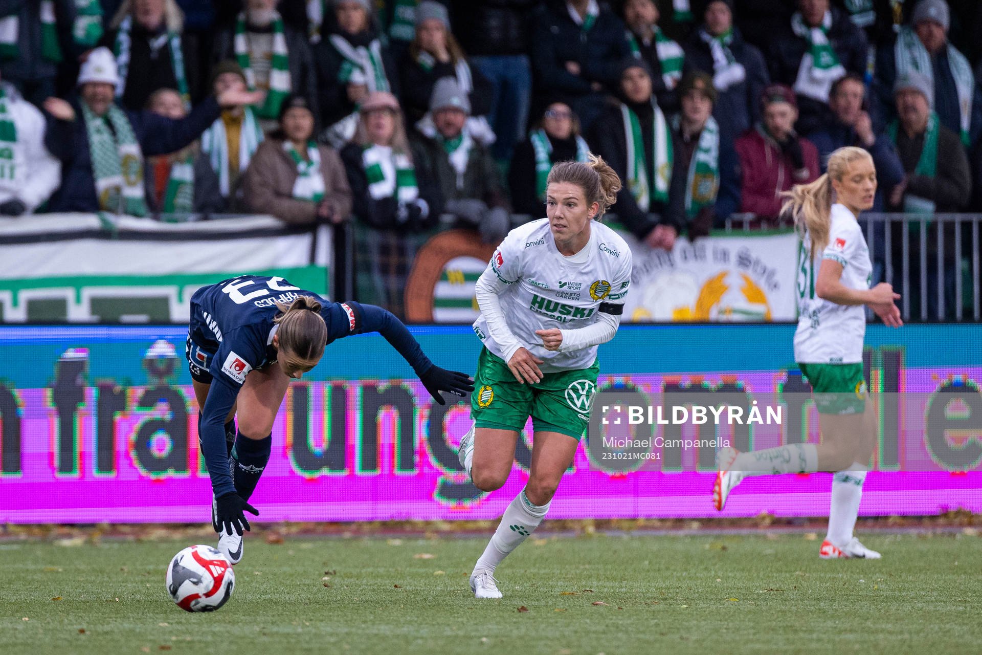 Hammarbys Emma Westin och Linköpings Cornelia Kapocs