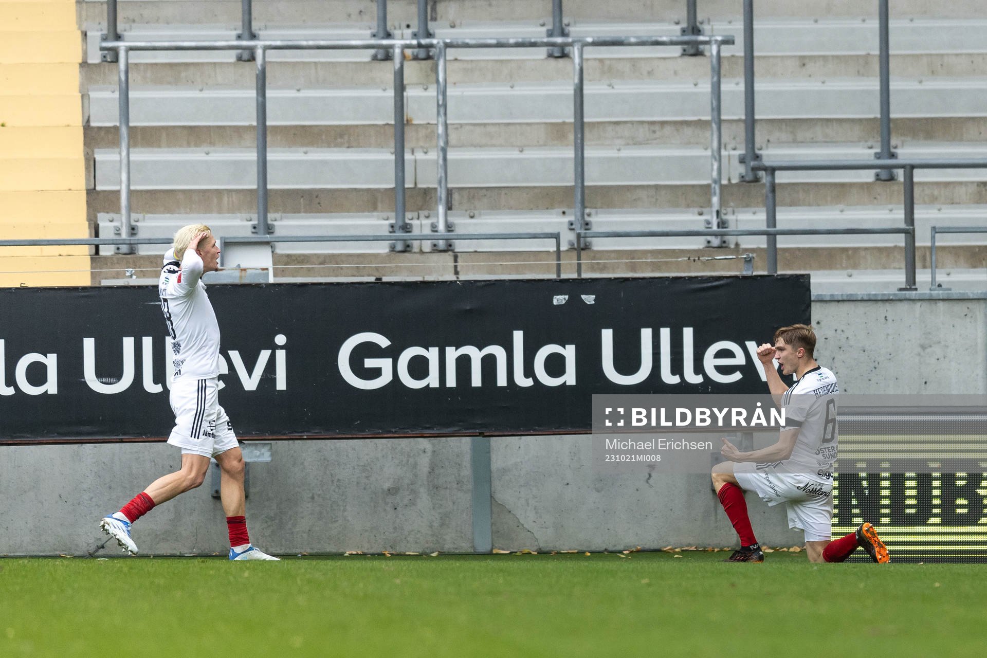 Östersunds Jakob Hedenquist jublar