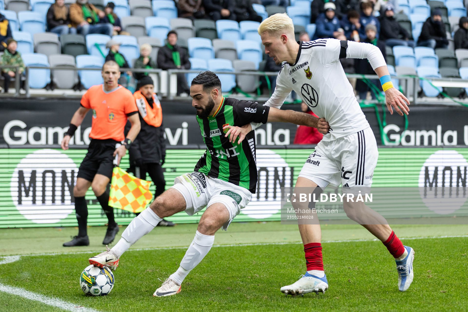 GAIS Mervan Celik och Östersunds Myroslav Mazur