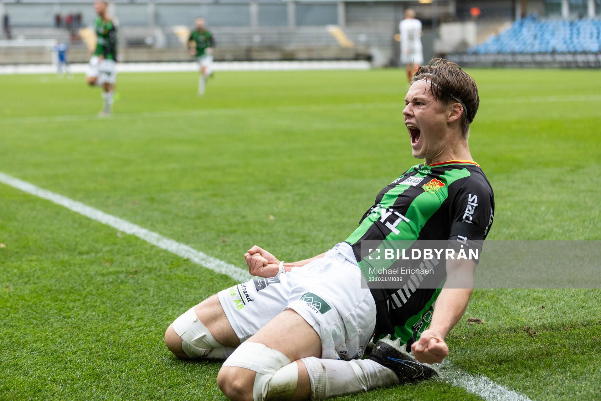 GAIS Axel Henriksson jublar