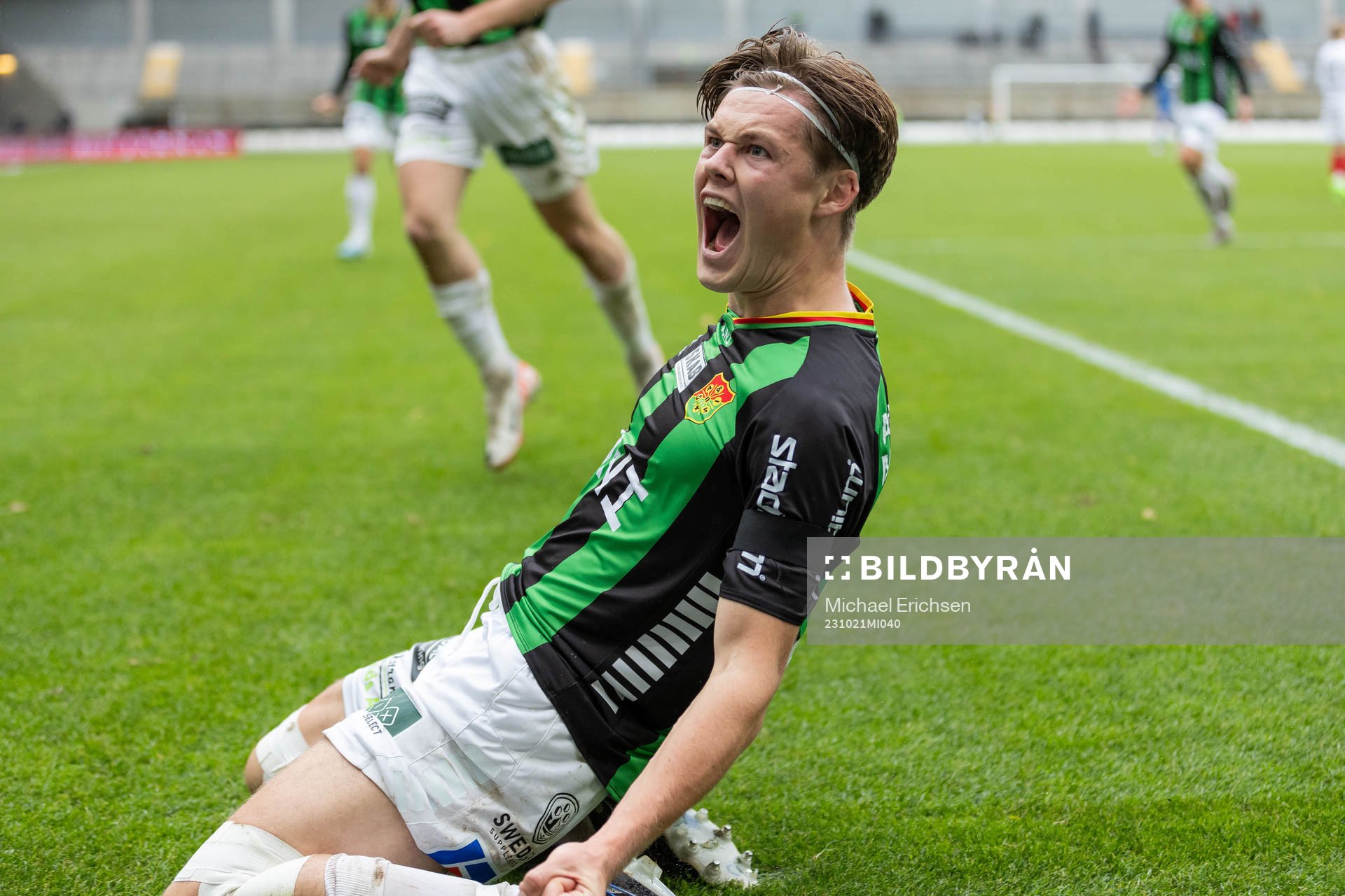 GAIS Axel Henriksson jublar
