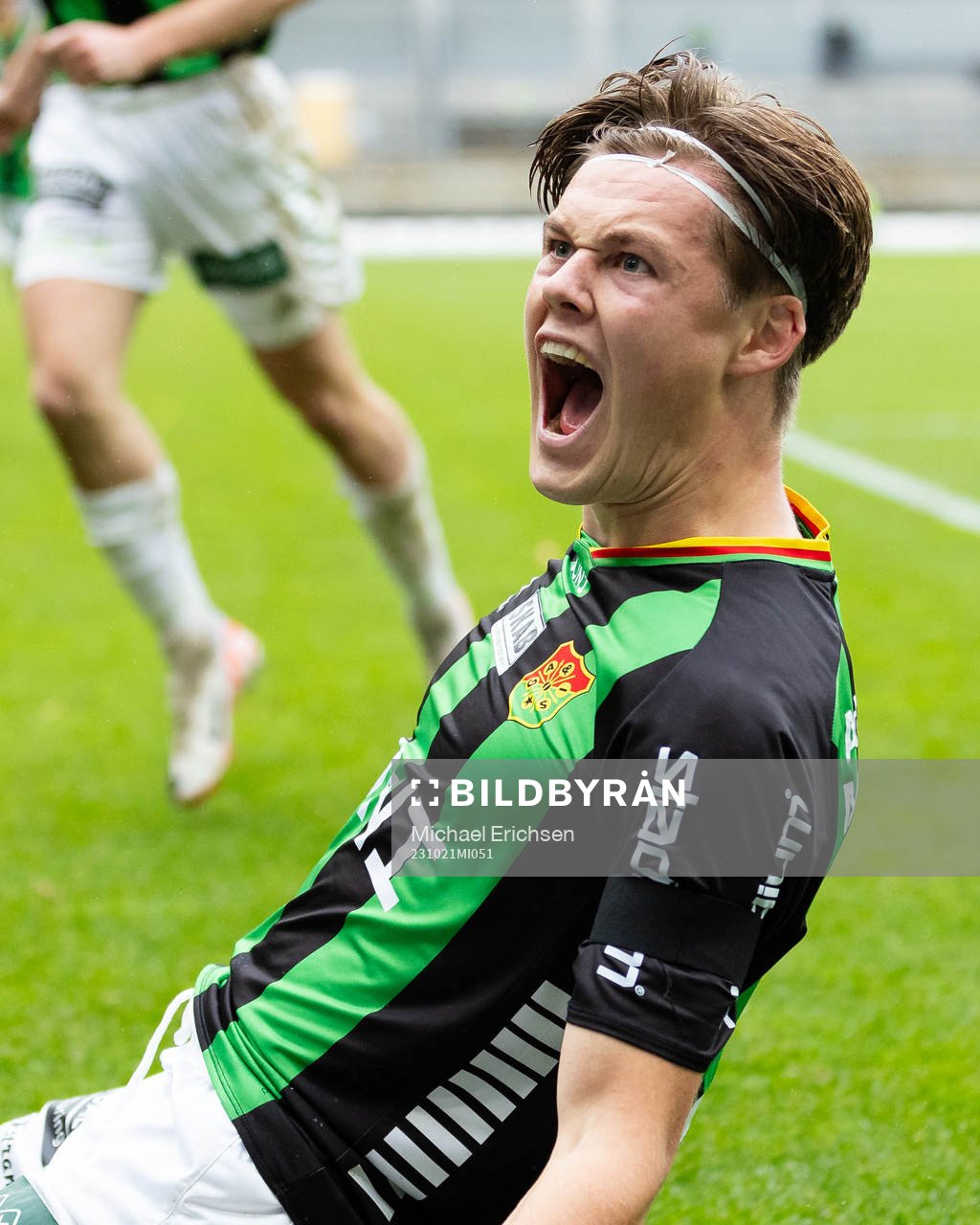 GAIS  Axel Henriksson jublar