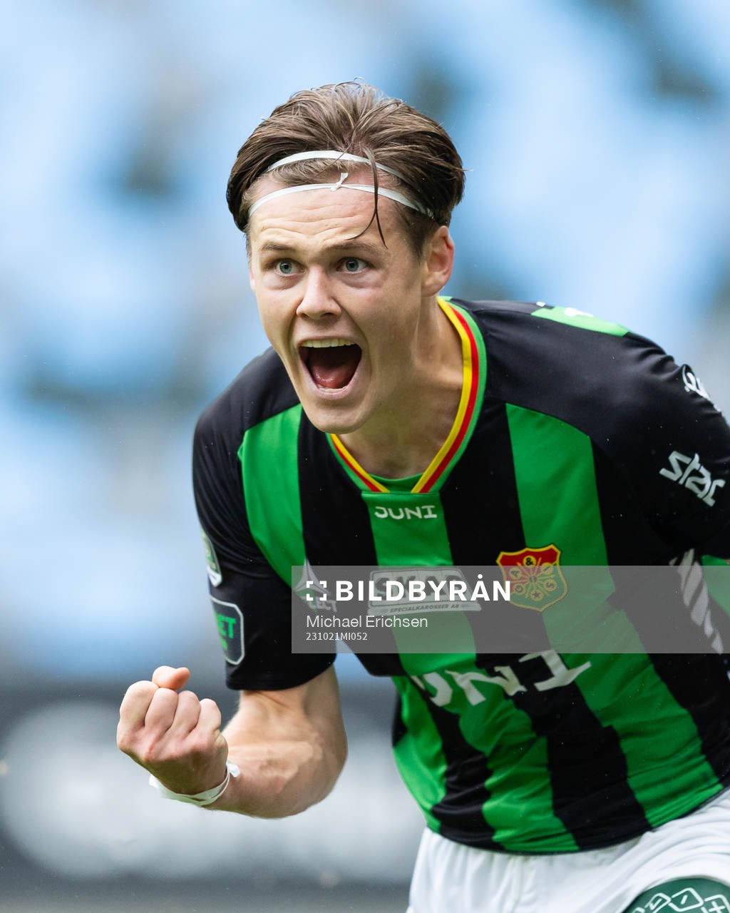 GAIS  Axel Henriksson jublar