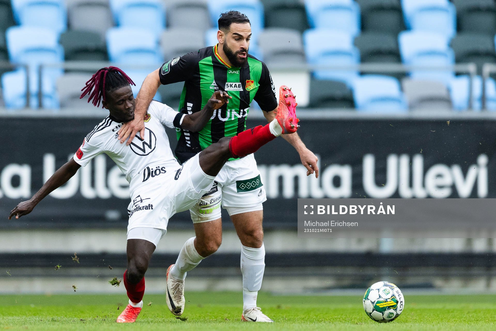 Östersunds Yannick Armel Assiedou Adjoumani och GAIS