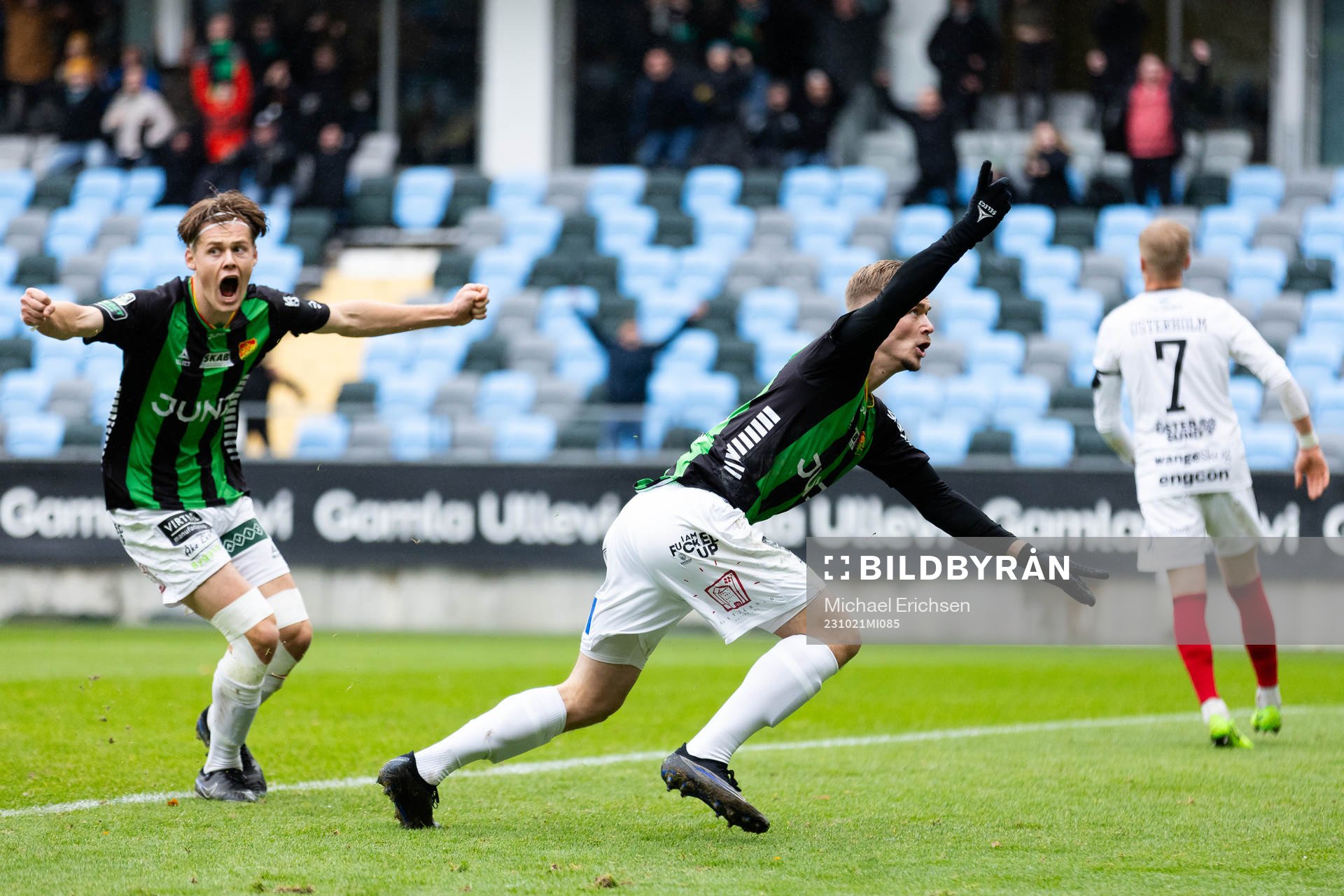 GAIS  Alexander Ahl Holmström jublar