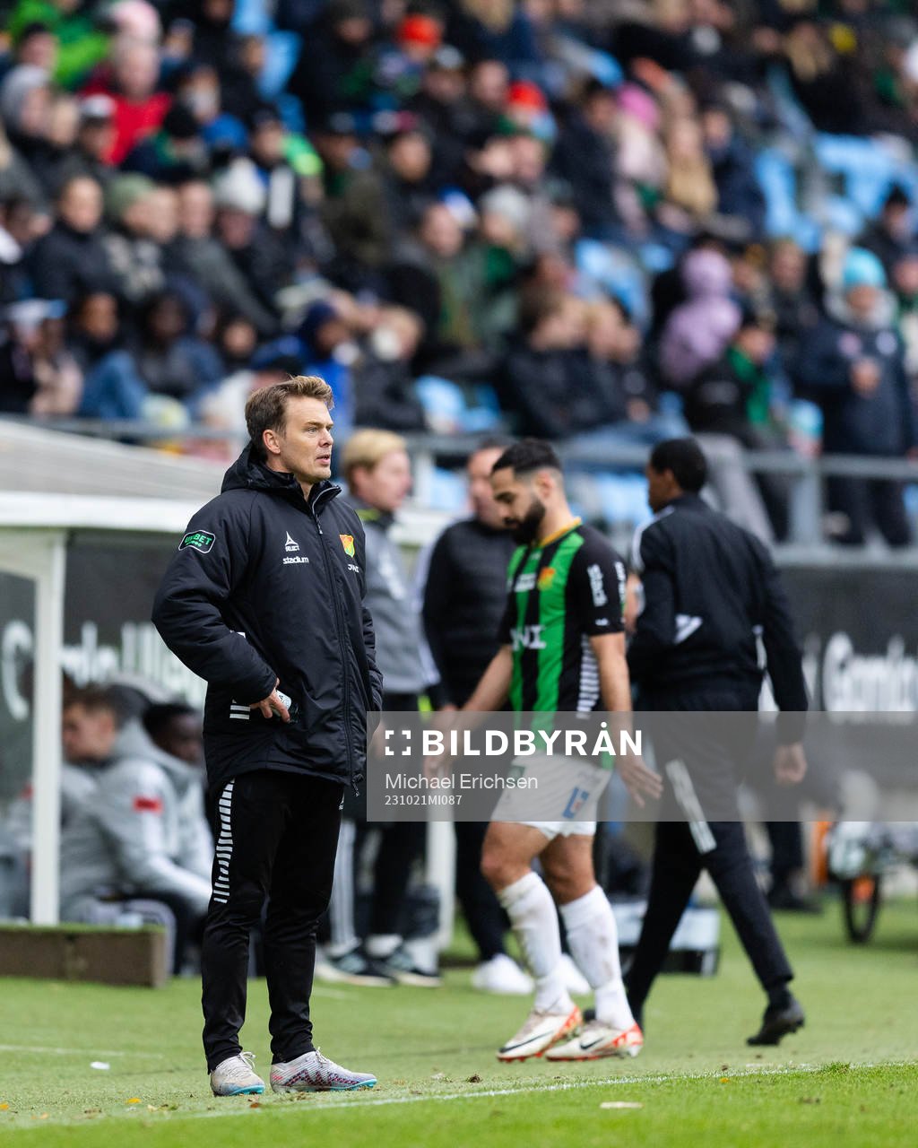 GAIS  tränare Fredrik Holmberg