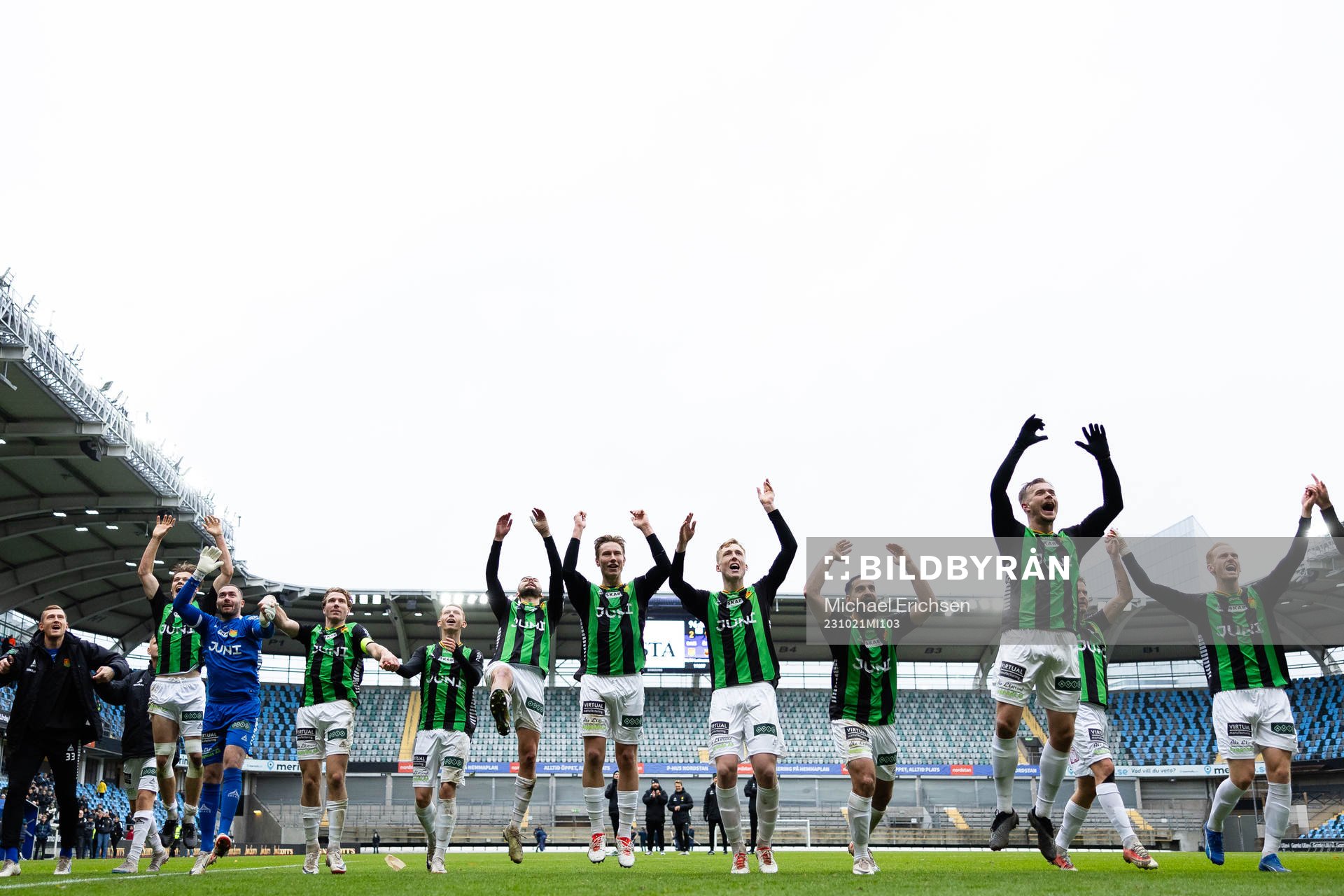 GAIS spelare jublar
