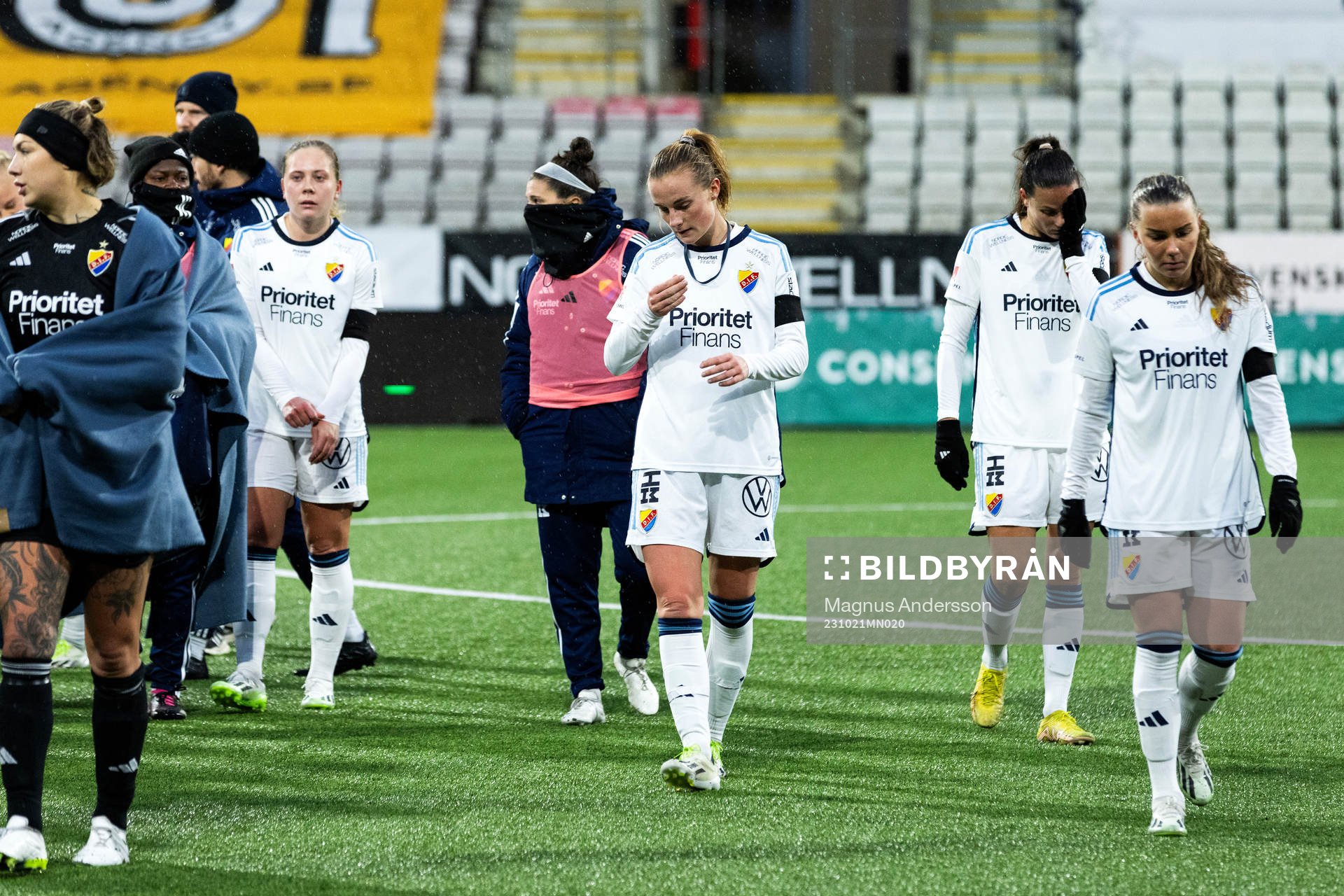 Djurgårdens spelare deppar