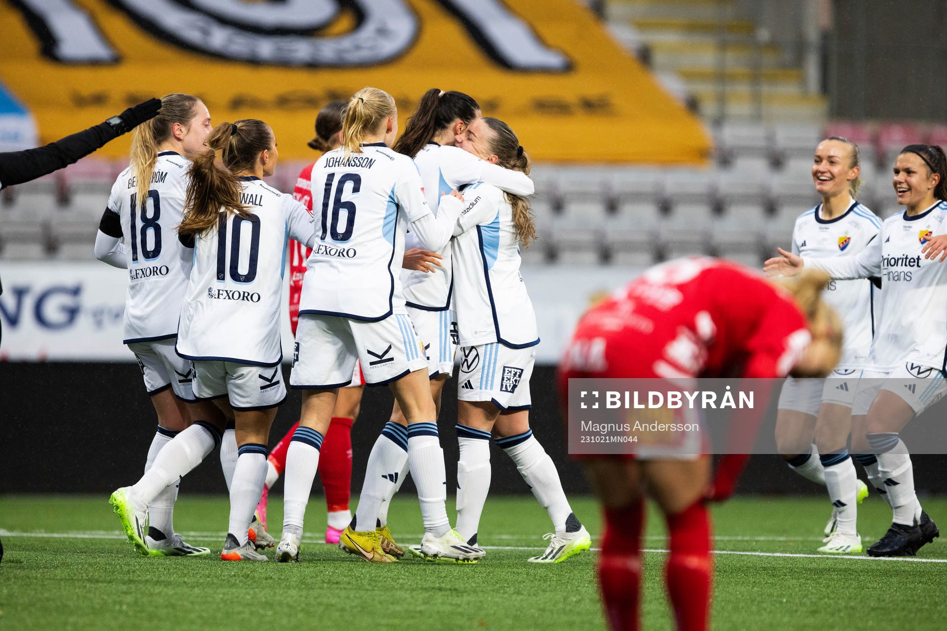 Djurgårdens spelare jublar