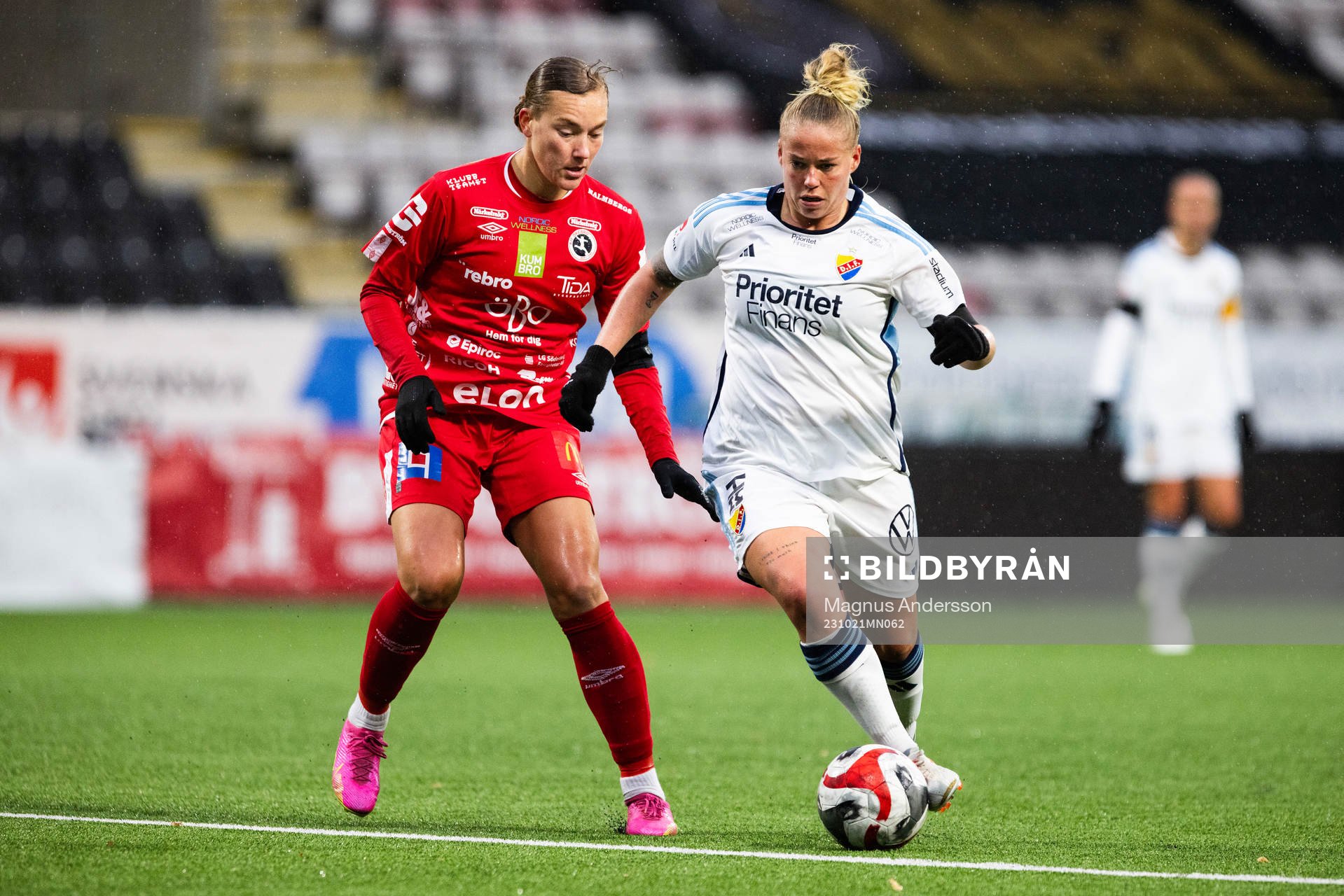Örebros Jenny-Julia Danielsson och Djurgårdens Therese
