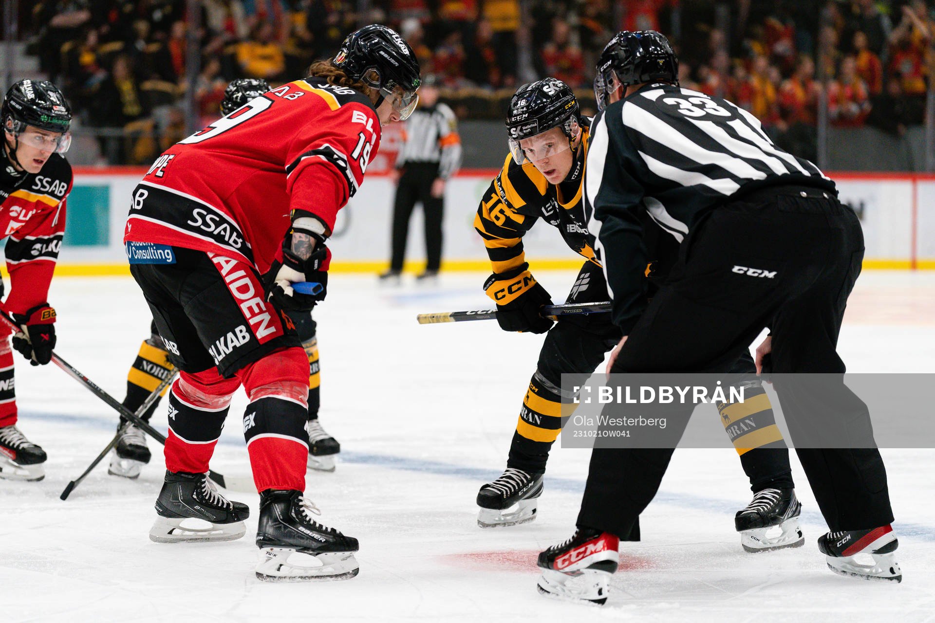 Luleås Mario Kempe och Skellefteås Linus Lindström