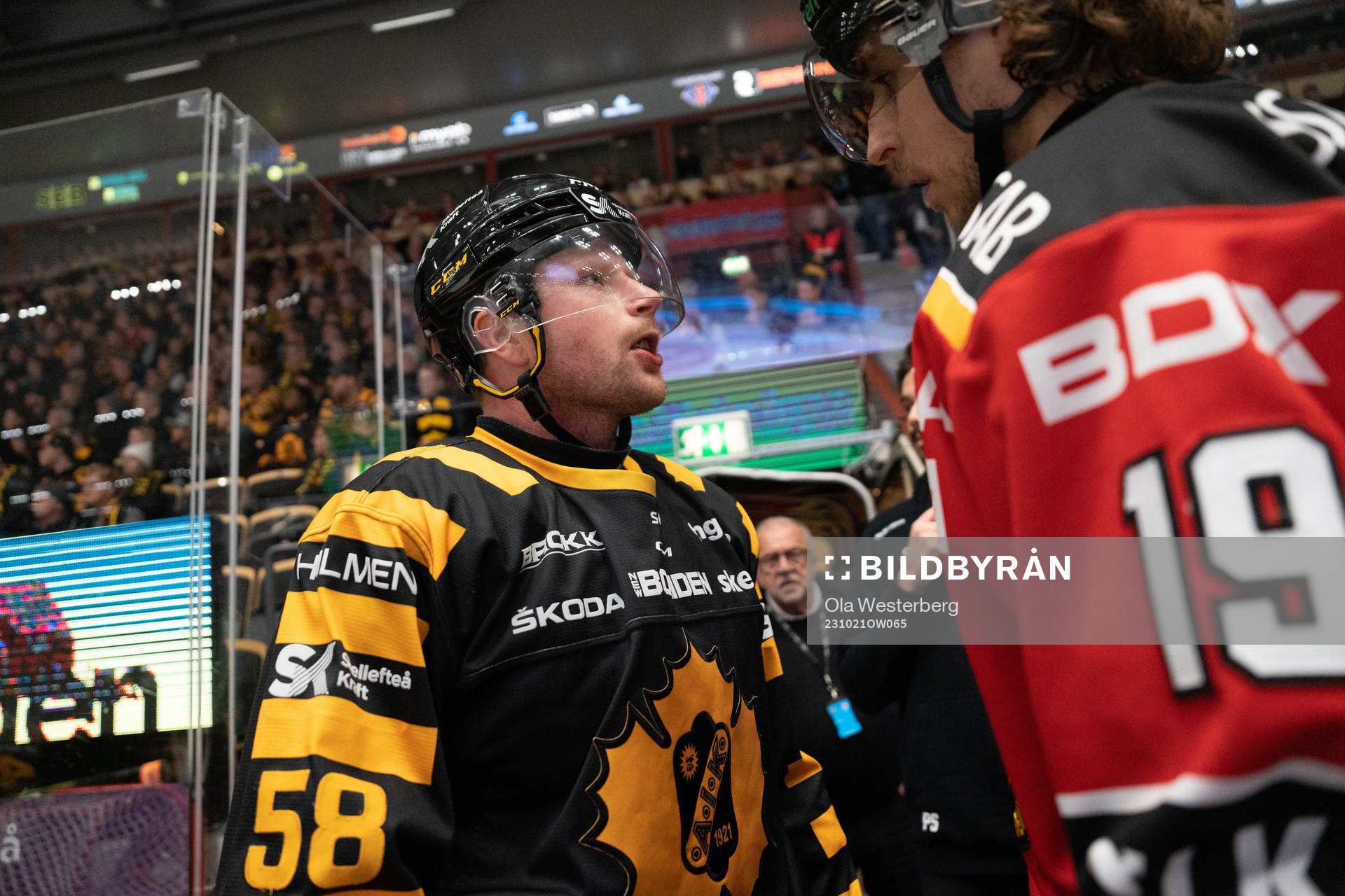 Skellefteås Oskar Nilsson och Luleås Mario Kempe