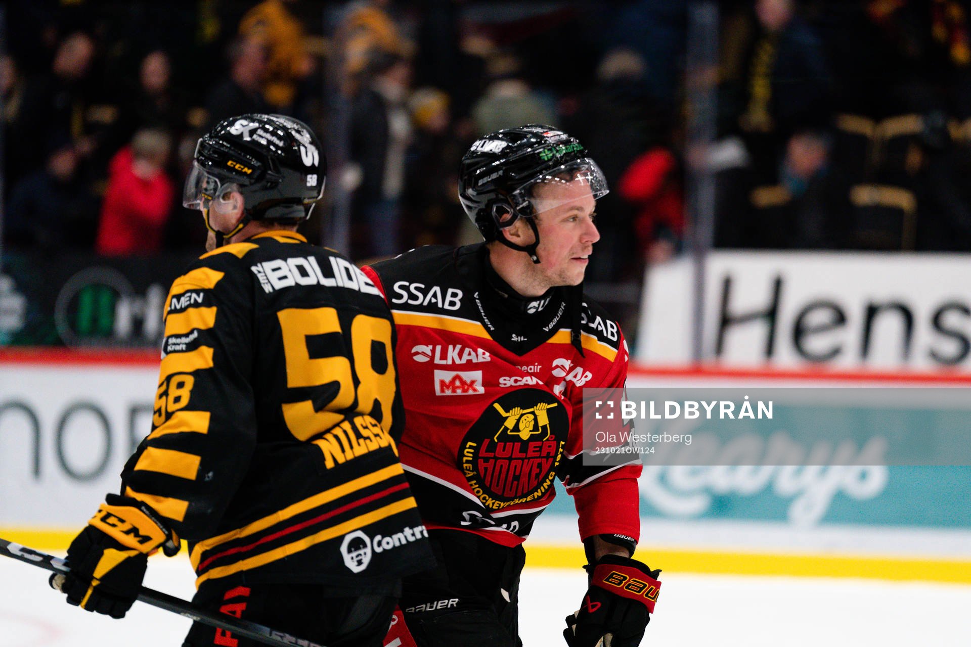 Skellefteås Oskar Nilsson och Luleås Erik Gustafsson