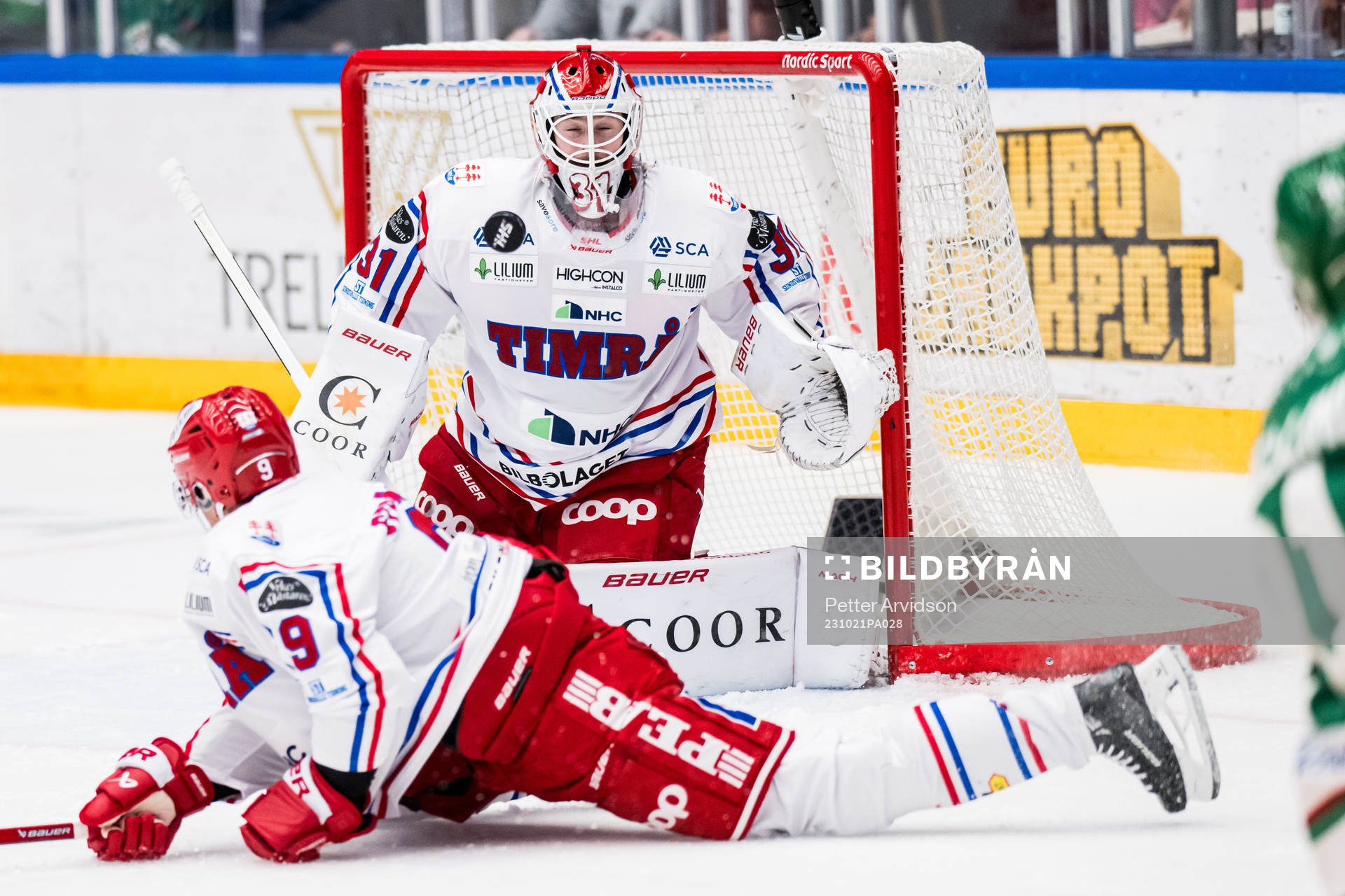 Timrå IKs målvakt Tim Juel