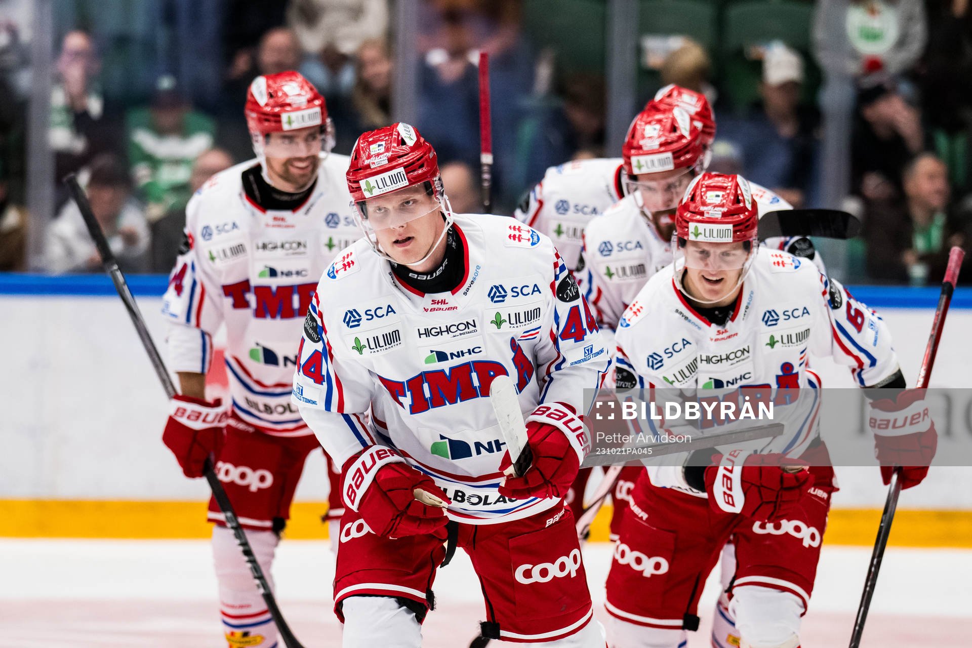 Timrå IKs Olli Juolevi jublar