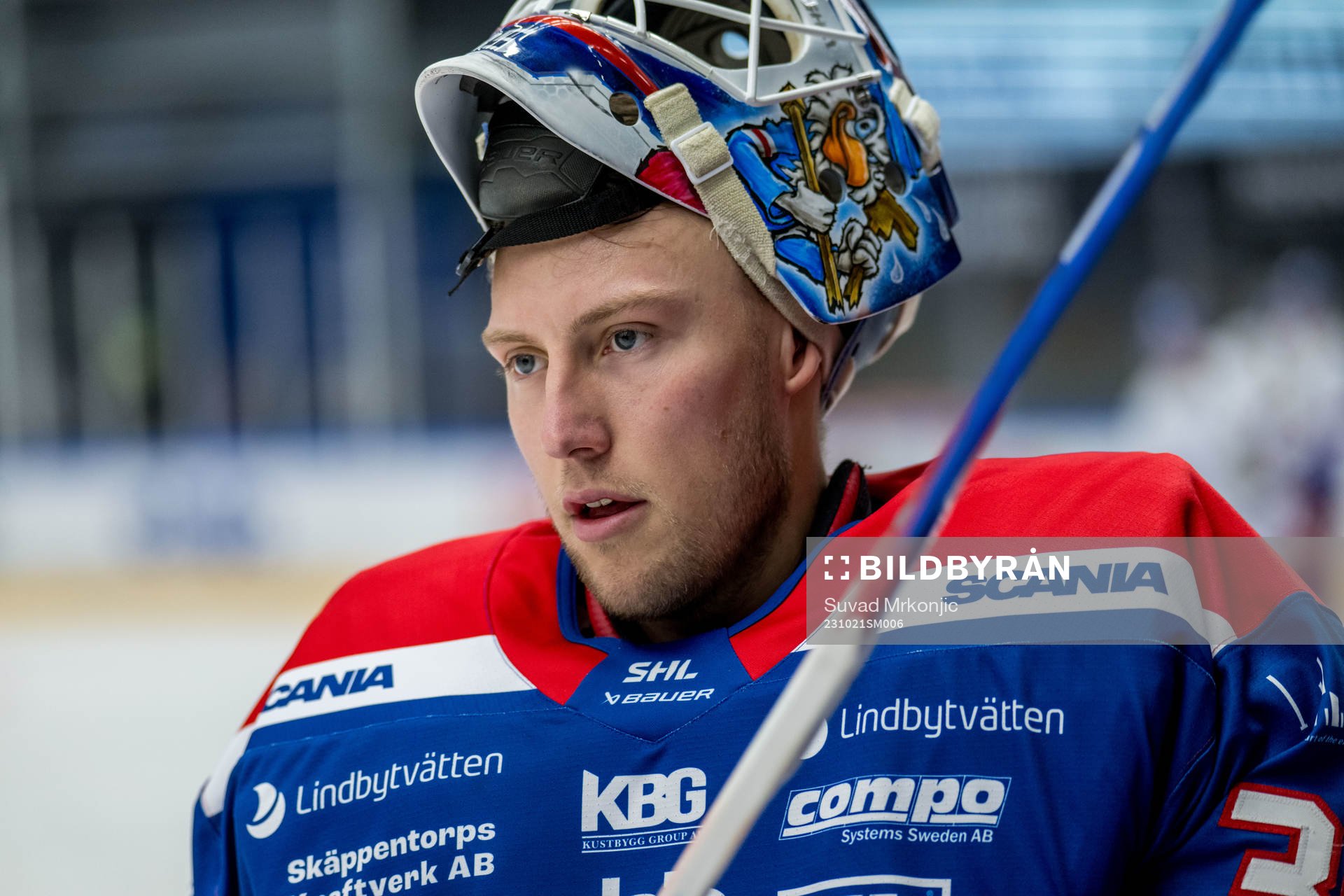 Oskarshamns målvakt Emil Kruse