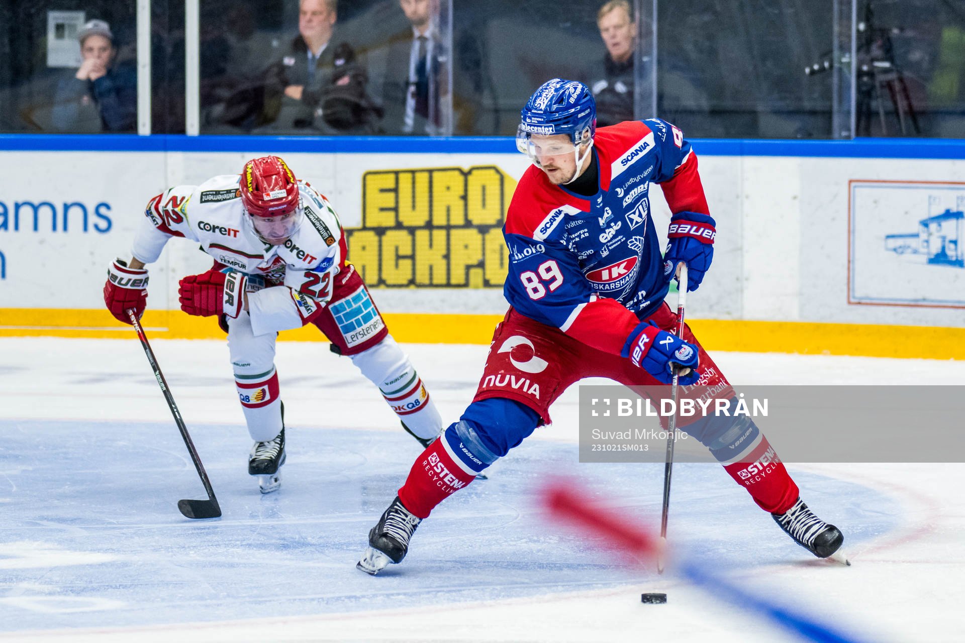 MoDos Adam Pettersson och Oskarshamns Patrik Karlkvist