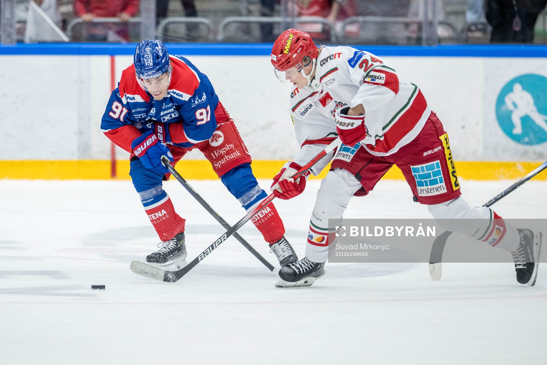 Oskarshamns Logan Hutsko och MoDos Erik Walli Walterholm