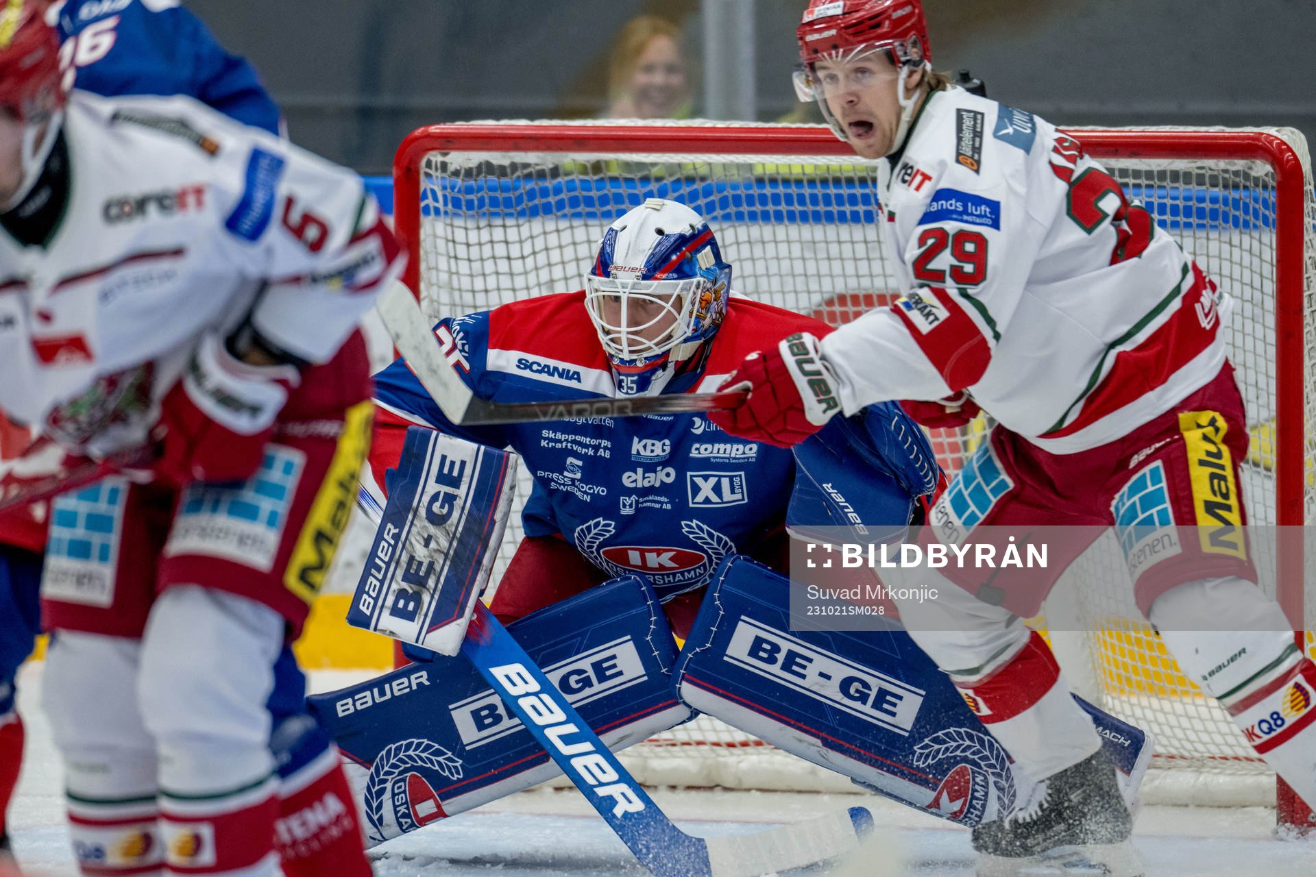 Oskarshamns målvakt Emil Kruse