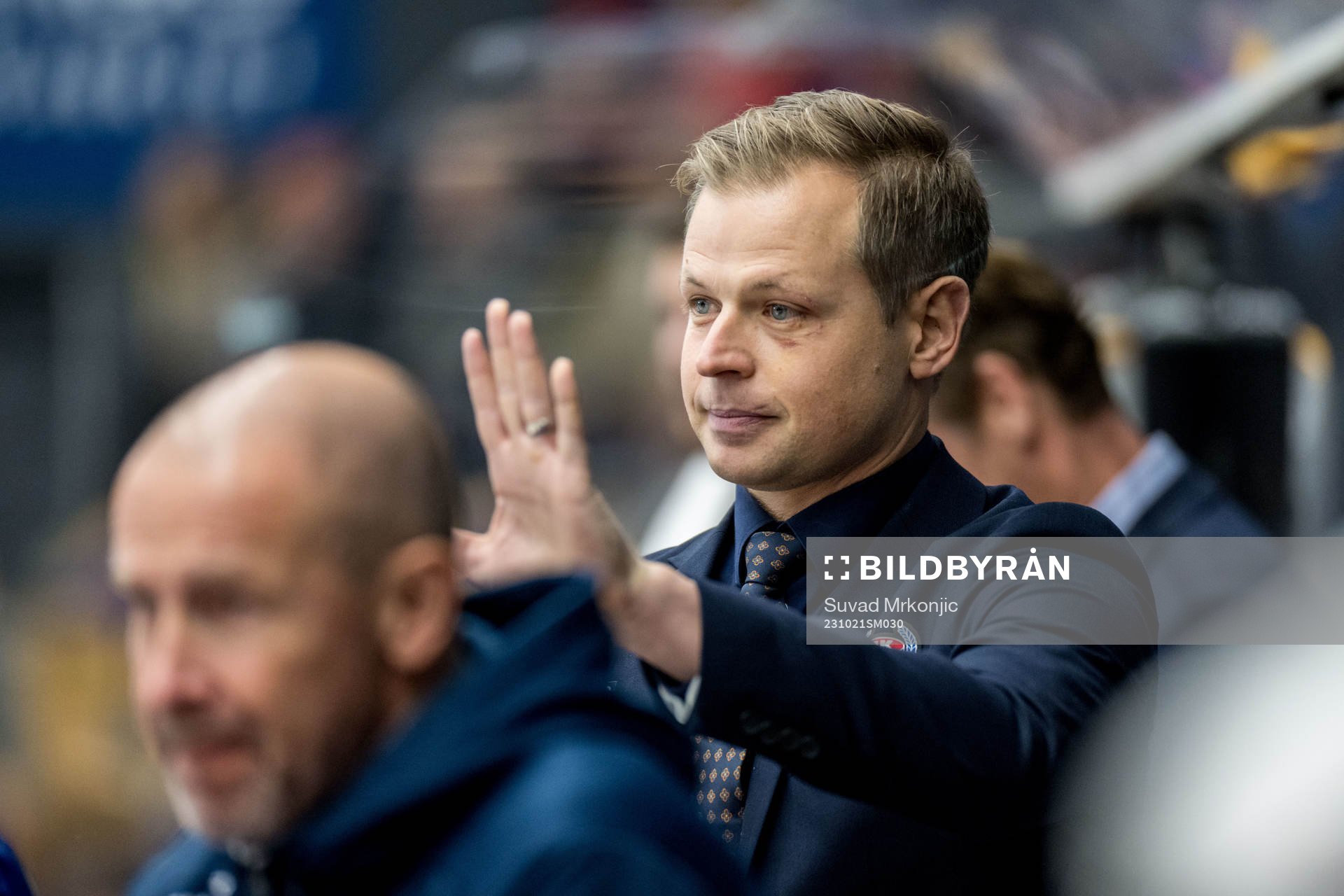 Oskarshamns tränare Martin Filander