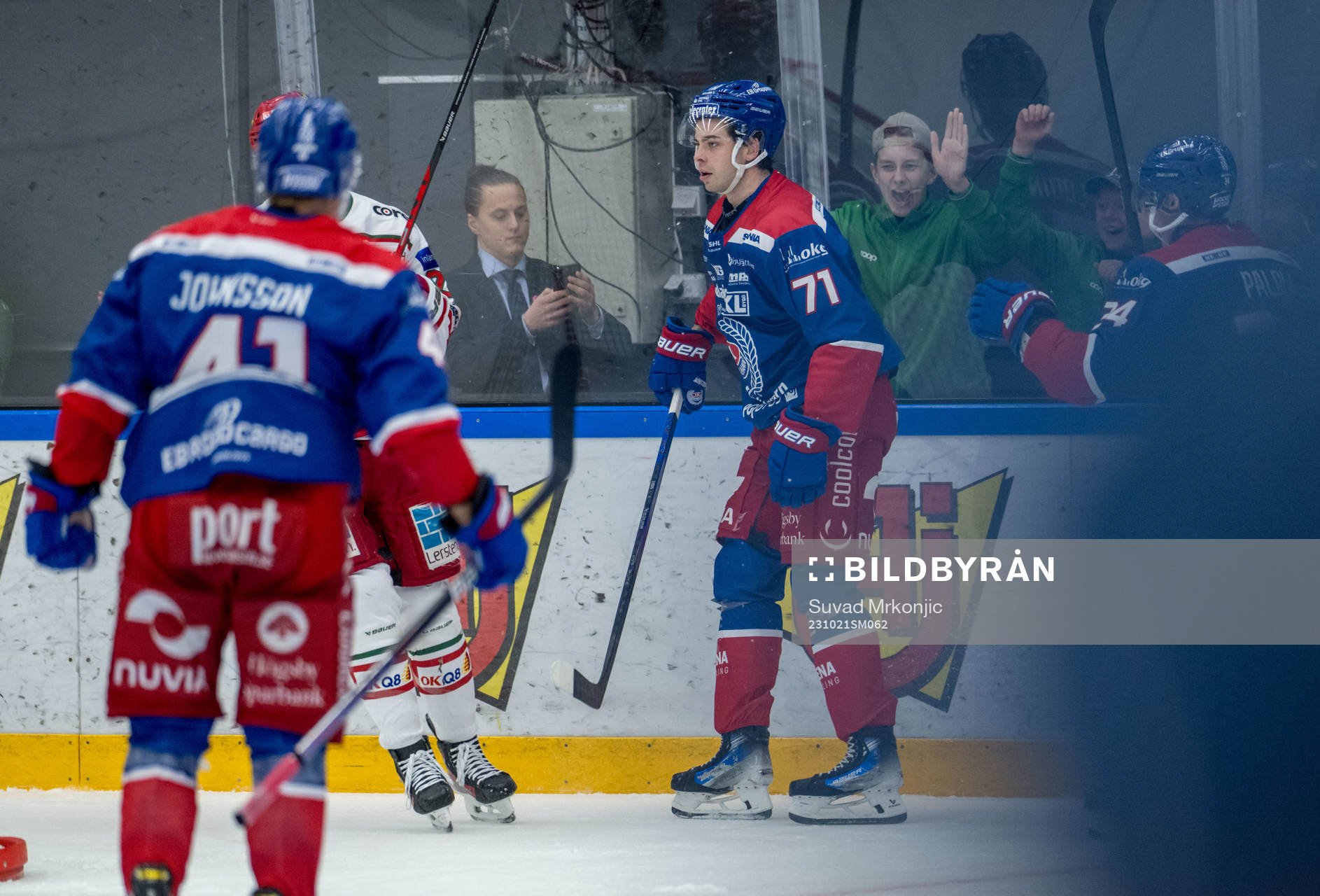 Oskarshamns Viktor Lodin jublar