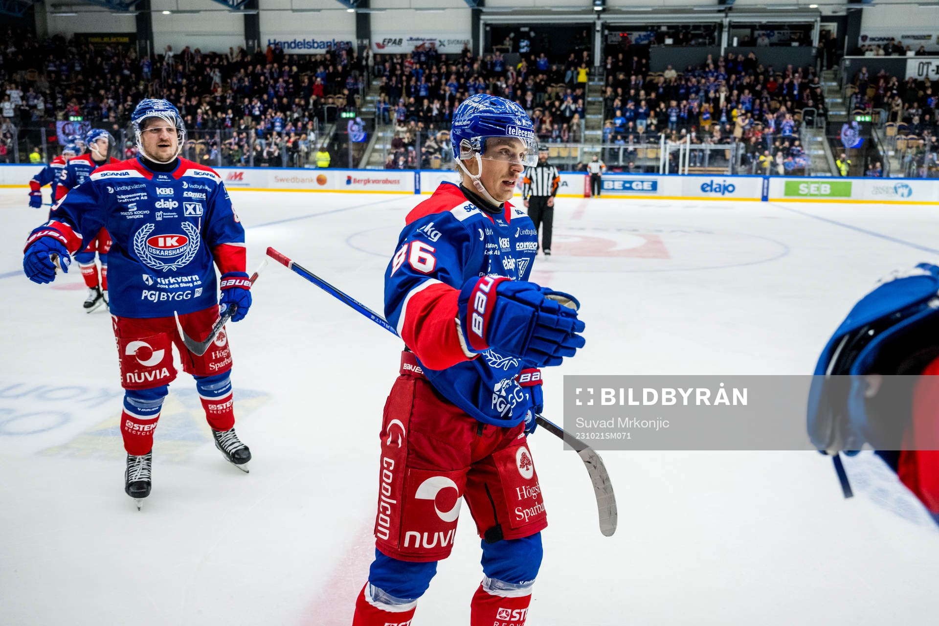 Oskarshamns Lukas Jasek jublar