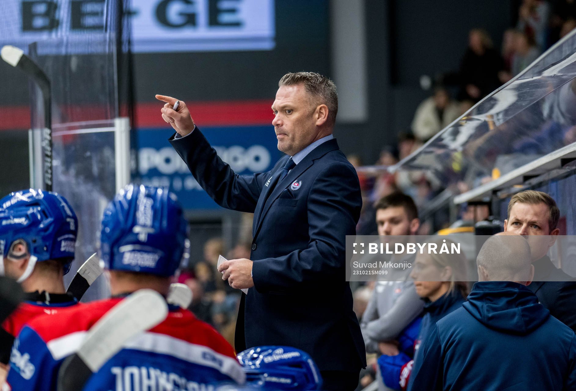 Oskarshamns assisterande tränare Mikael Sandberg