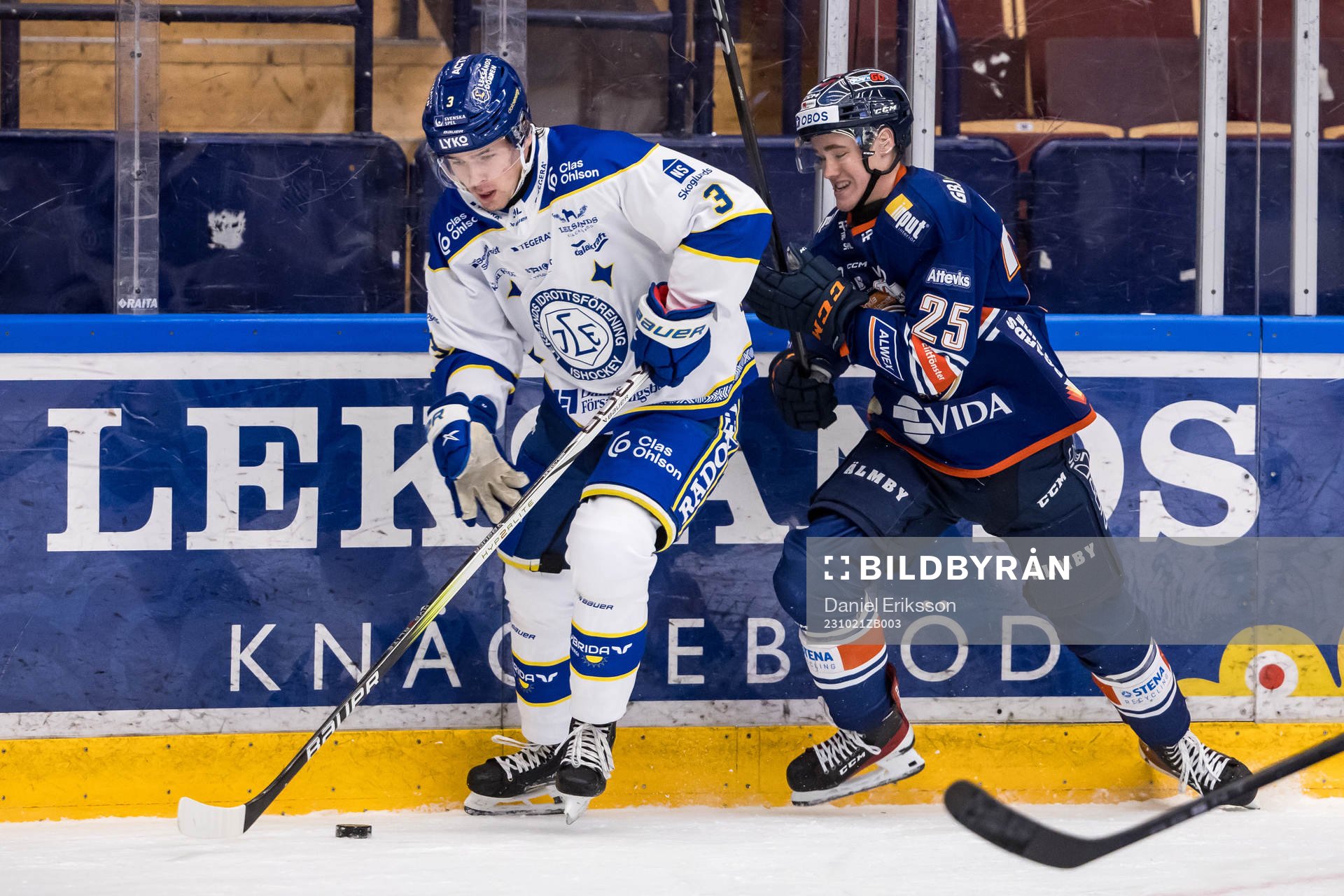 Leksands Fred Nilsson och Växjös Filip Eriksson