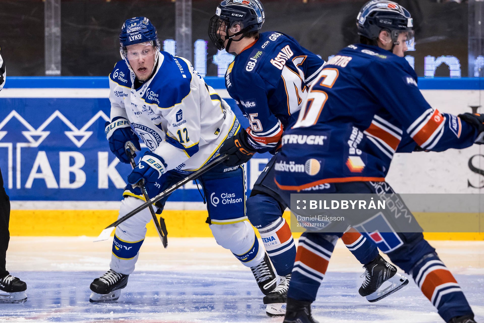 Leksands Kalle Östman och Växjös Noah Östlund