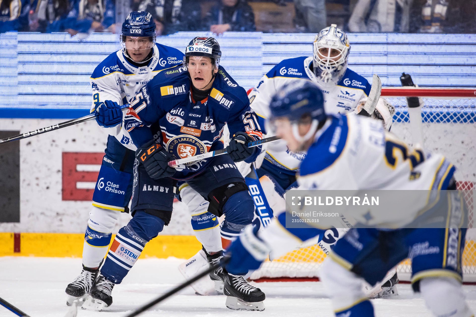 Leksands Patrik Zackrisson och Växjös Emil Sylvegård