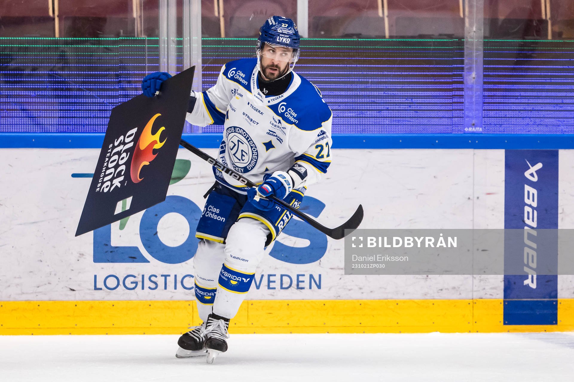 Leksands Marek Hrivik jubel