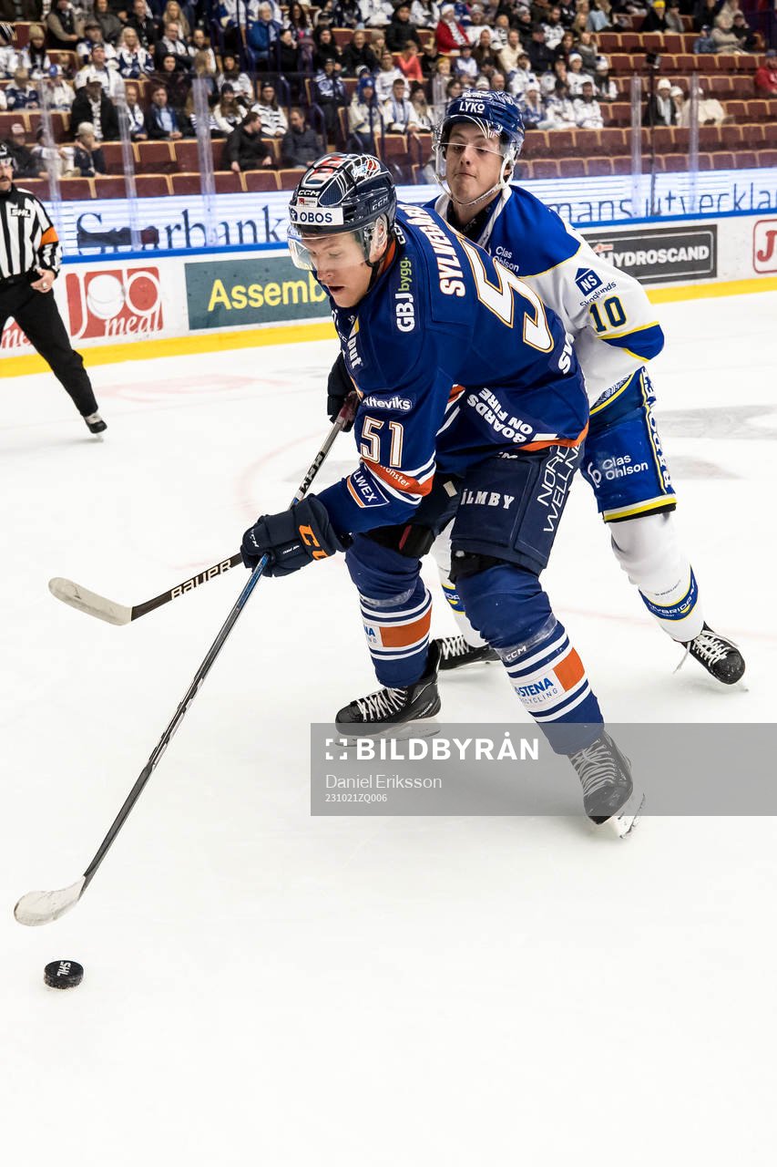 Växjös Emil Sylvegård och Leksands Anton Johansson