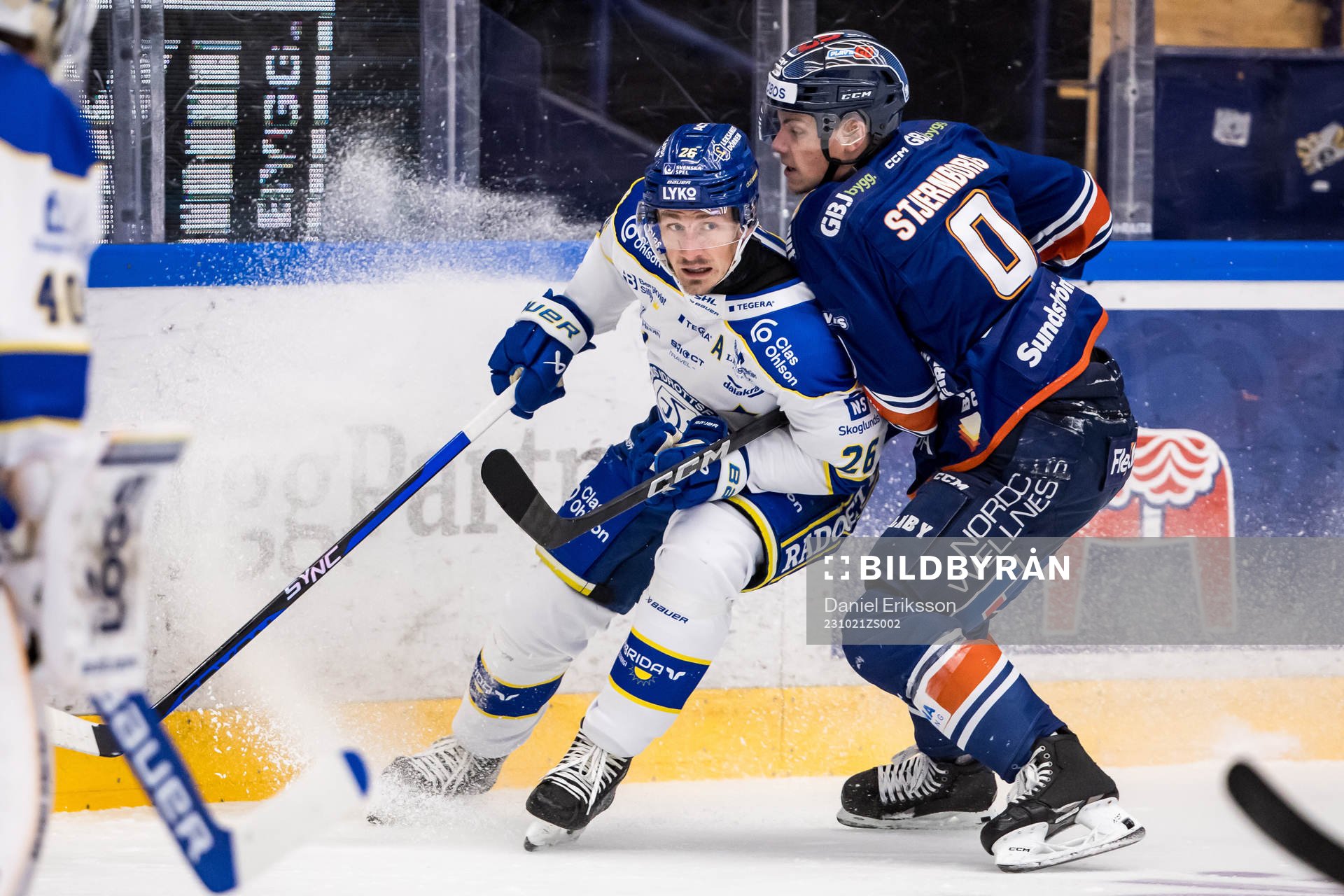 Leksands Patrik Noren och Växjös Victor Stjernborg