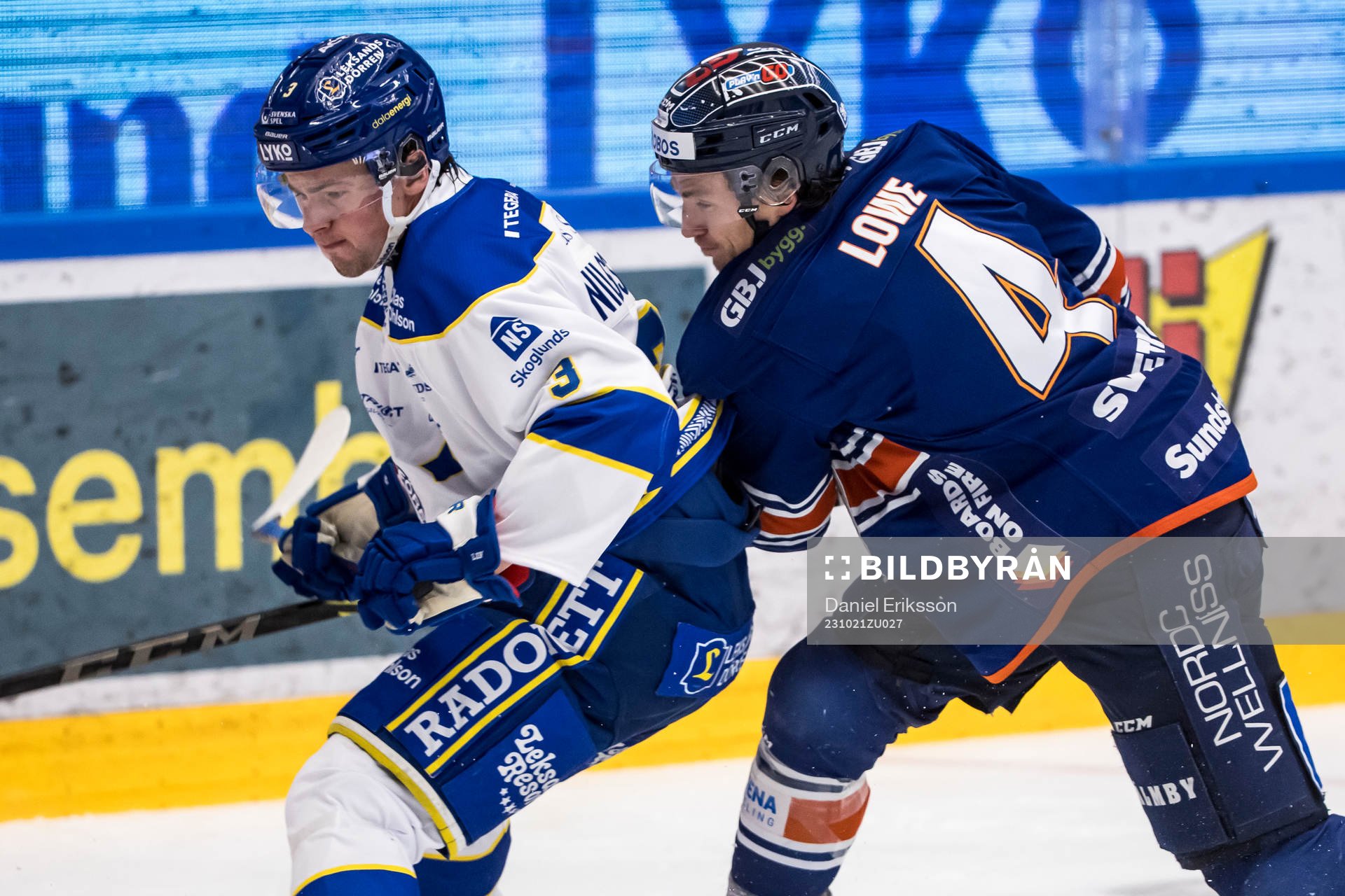 Leksands Fred Nilsson och Växjös Keegan Lowe