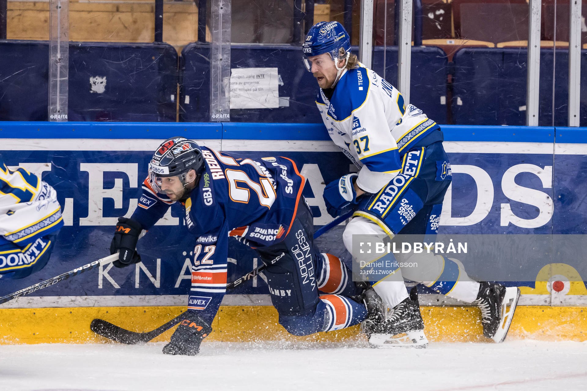 Växjö Lakers HCs Tobias Rieder och Leksands IFs Anton