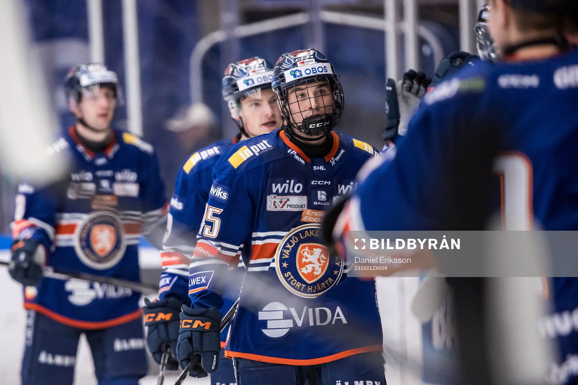 Växjös Noah Östlund jublar