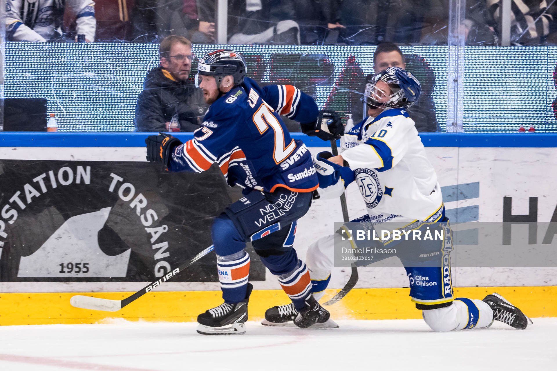 Växjös Martin Lundberg och Leksands Anton Johansson