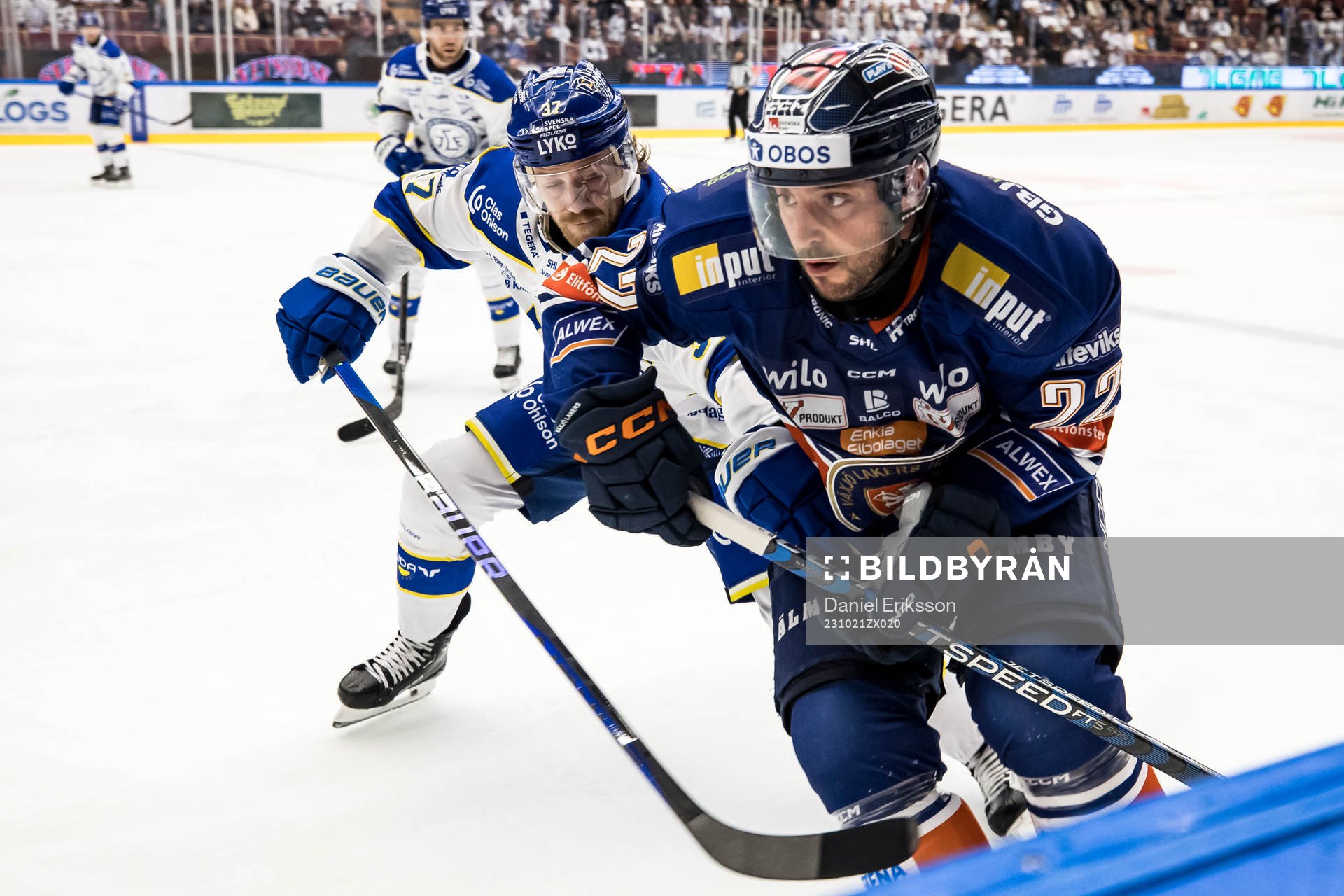 Leksands Anton Lindholm och Växjös Tobias Rieder