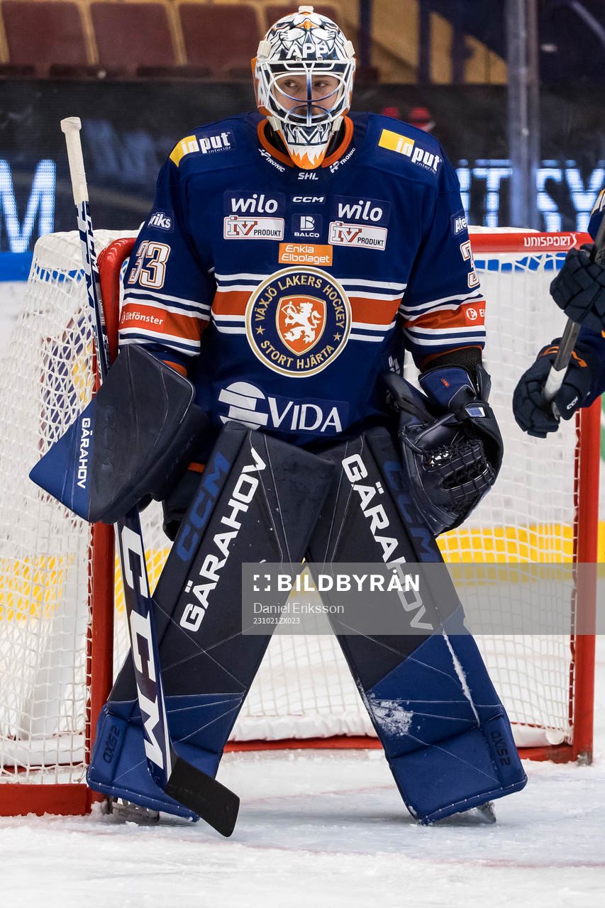 Växjös målvakt Emil Larmi