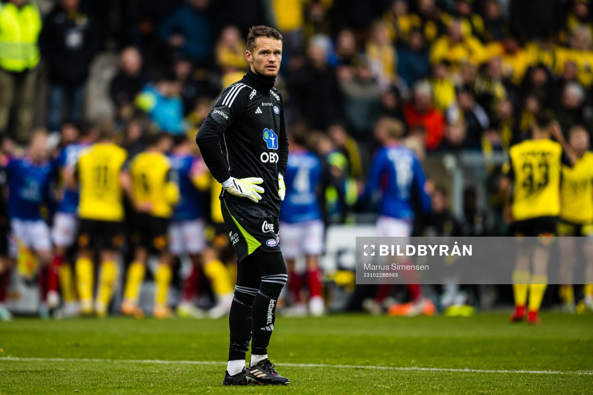 Jacob Storevik of Vålerenga looks dejected