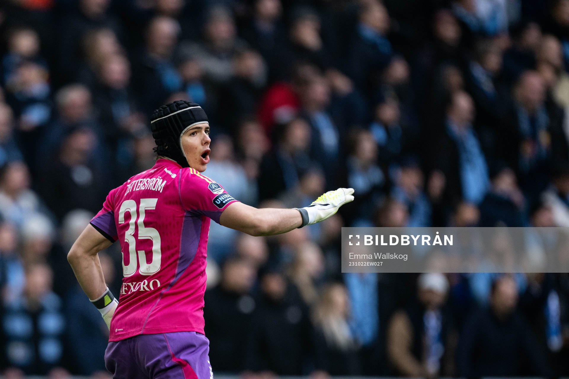 Djurgårdens målvakt Jacob Widell Zetterström