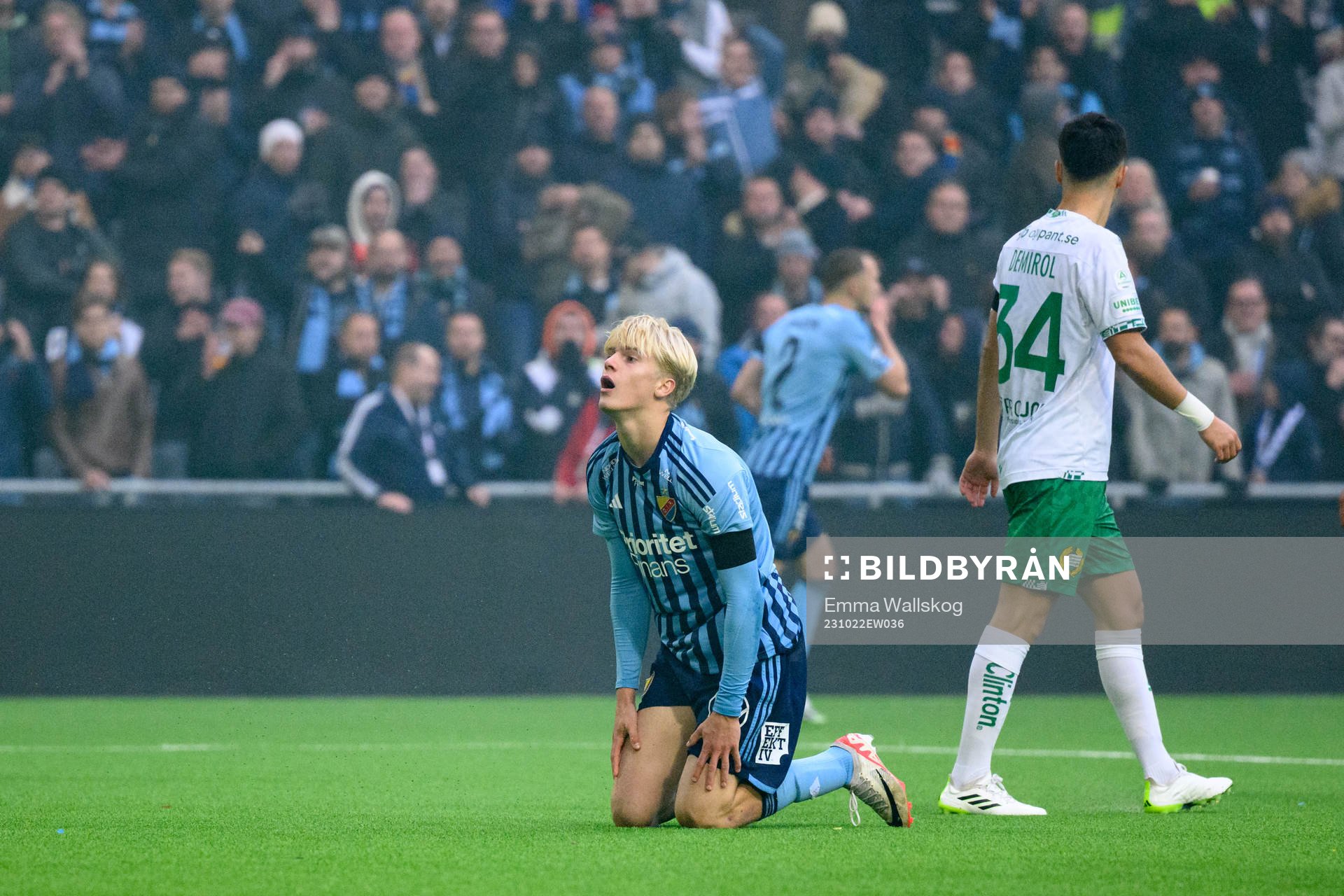 Djurgårdens Lucas Bergvall deppar