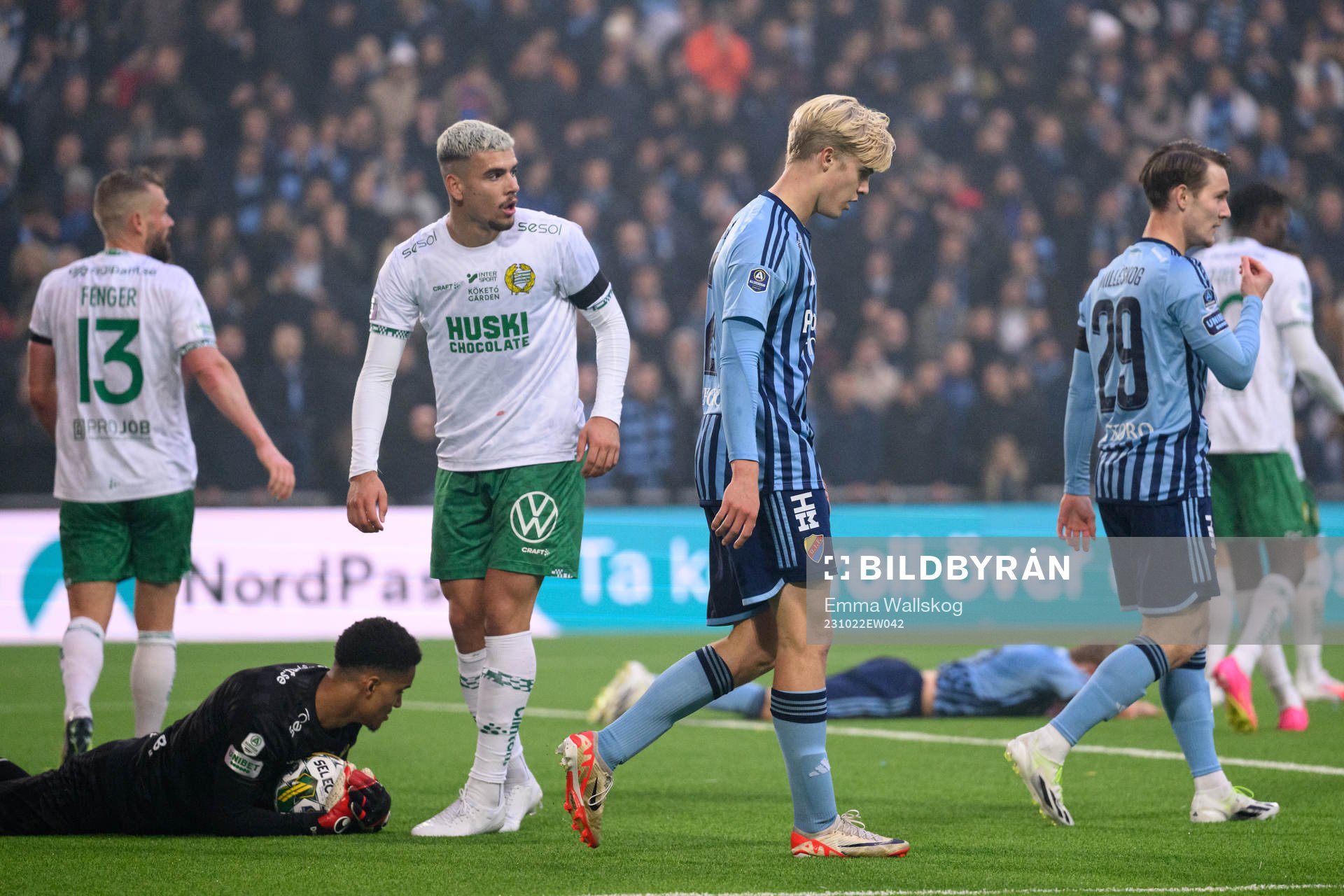 Djurgårdens Lucas Bergvall deppar