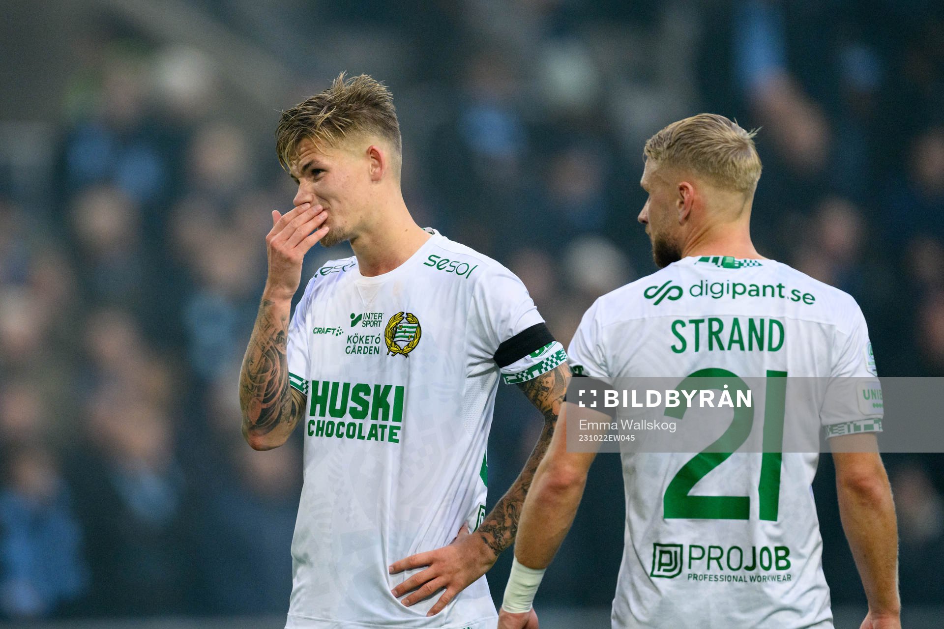 Hammarbys Fredrik Hammar deppar
