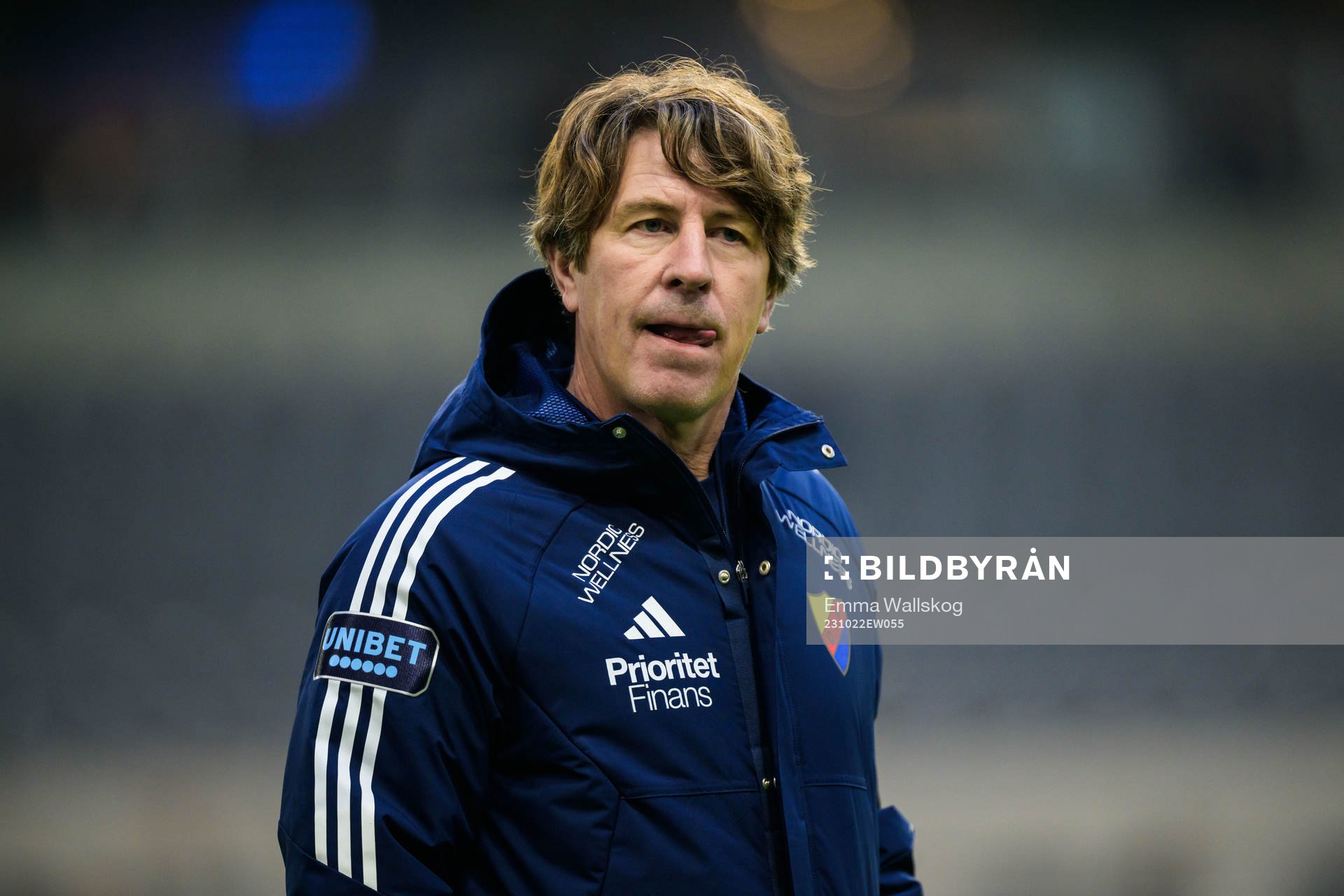 Djurgårdens tränare Thomas Lagerlöf deppar