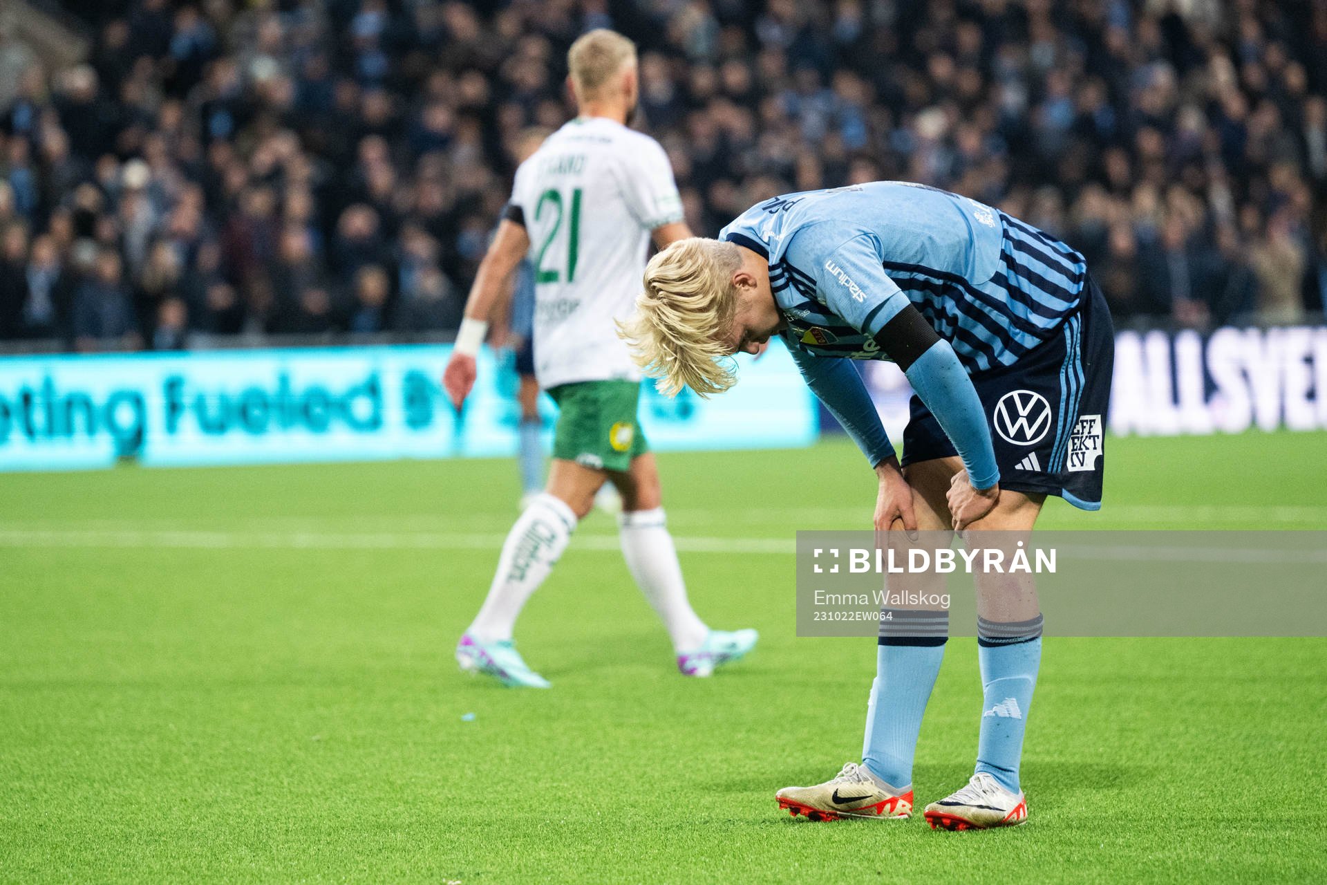 Djurgårdens Lucas Bergvall deppar