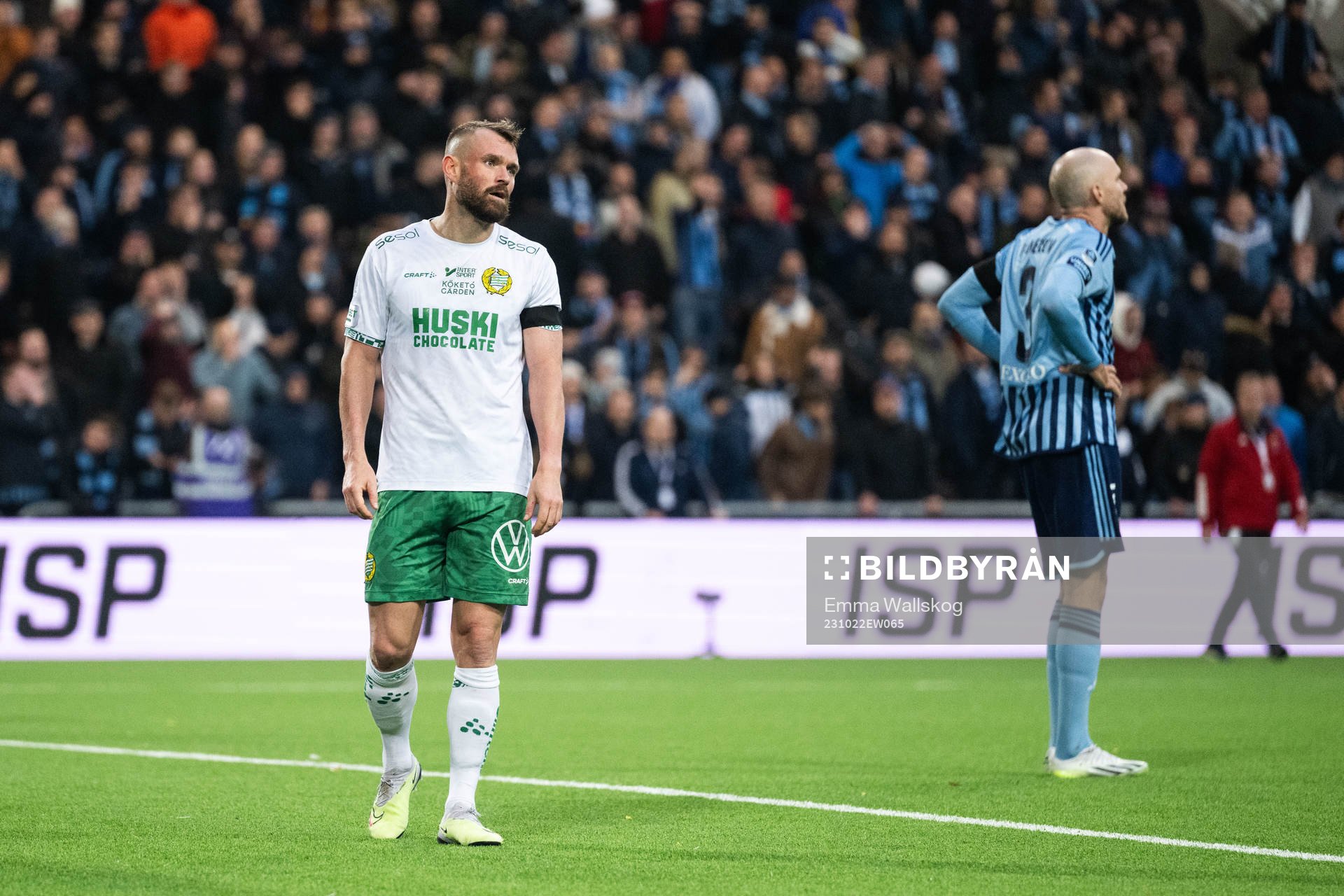 Hammarbys Mads Fenger Nielsen och Djurgårdens Marcus