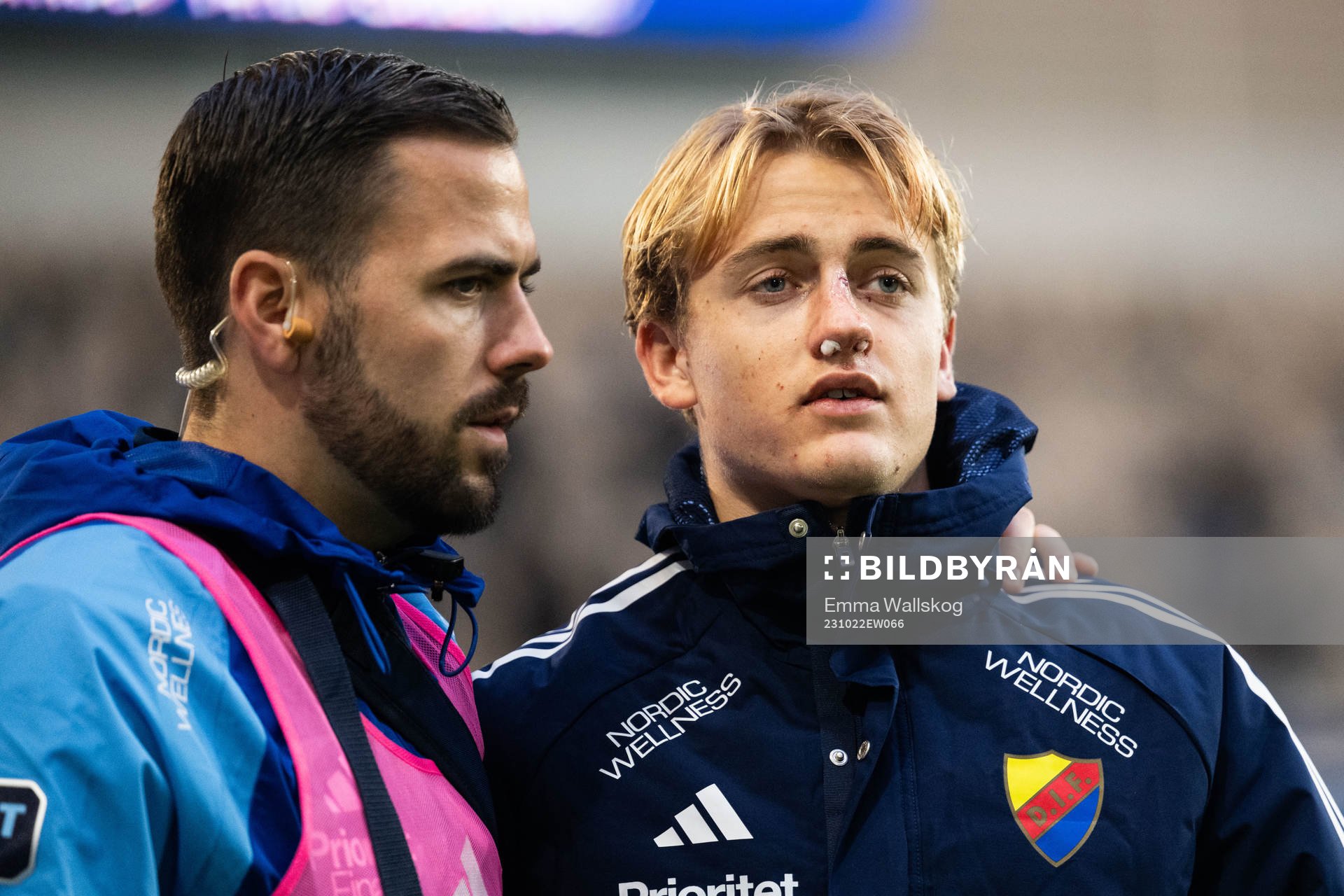 Djurgårdens Fystränare Jens Torgny Ericsson och Oskar