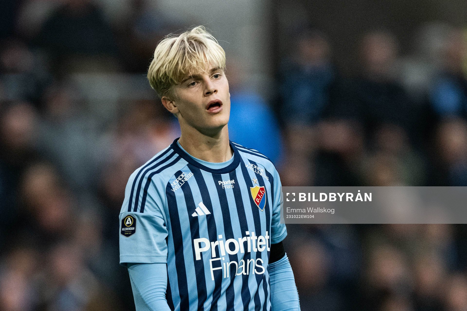 Djurgårdens Lucas Bergvall deppar